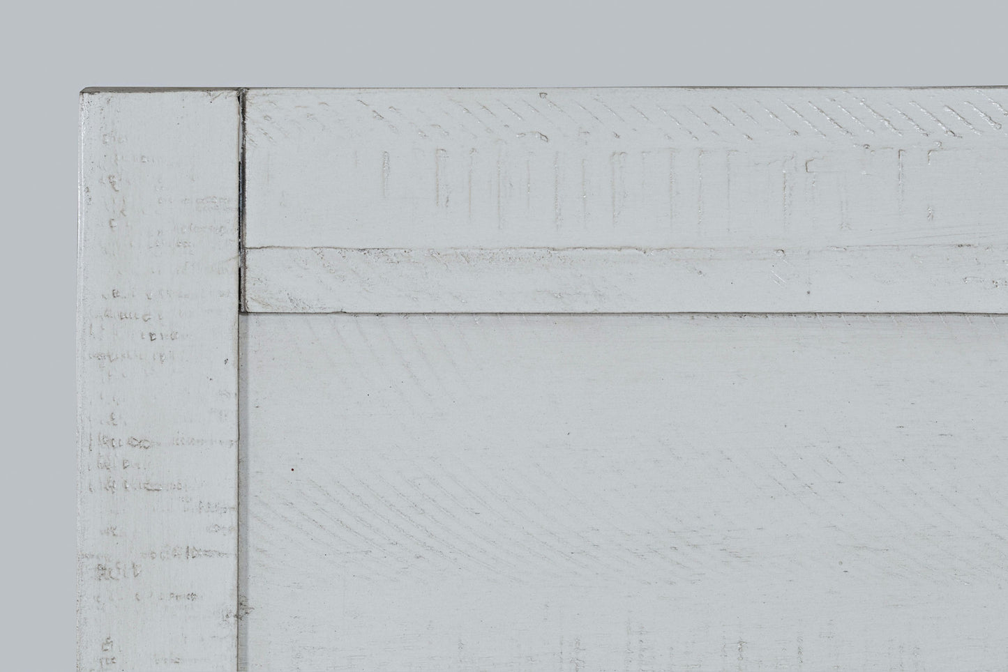 Maxton Contemporary Coastal Distressed Acacia Twin Size Bed - Ivory