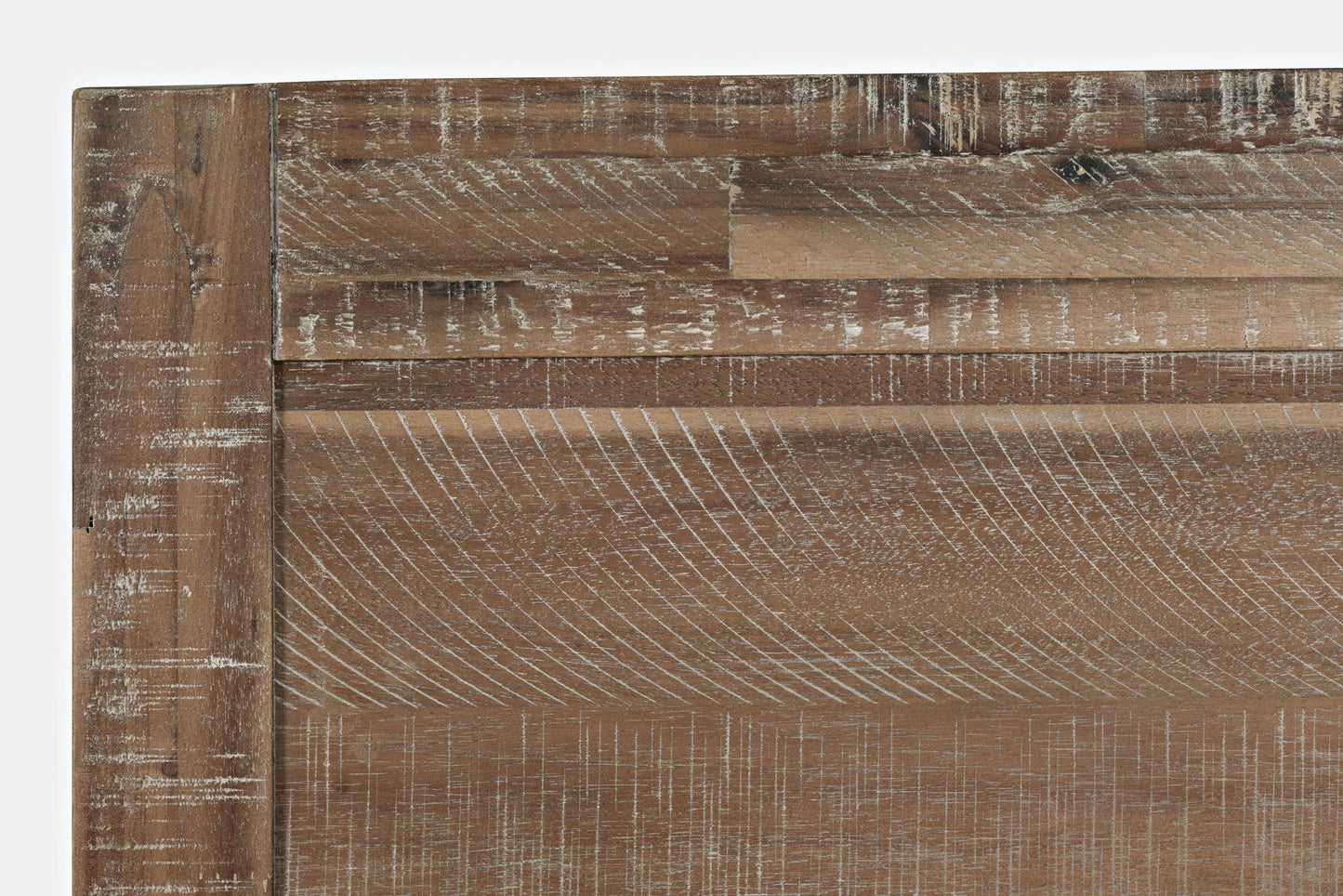 Maxton Coastal Distressed Acacia Twin Size Bed with Storage Drawers - Wash Brown