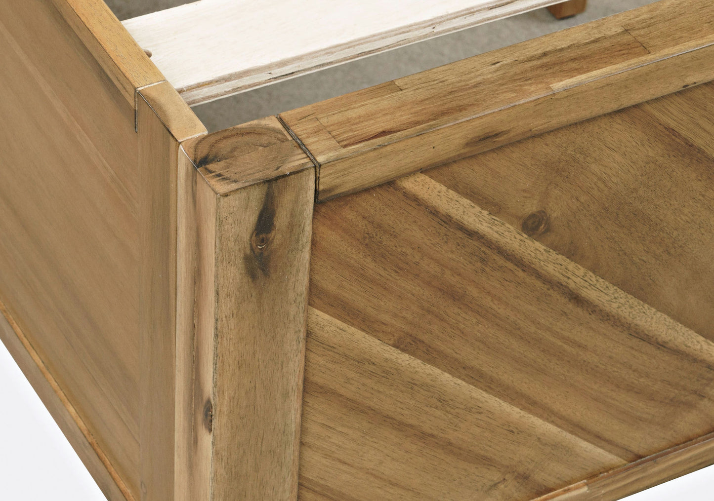 Eloquence Contemporary Modern King Size Bed - Natural