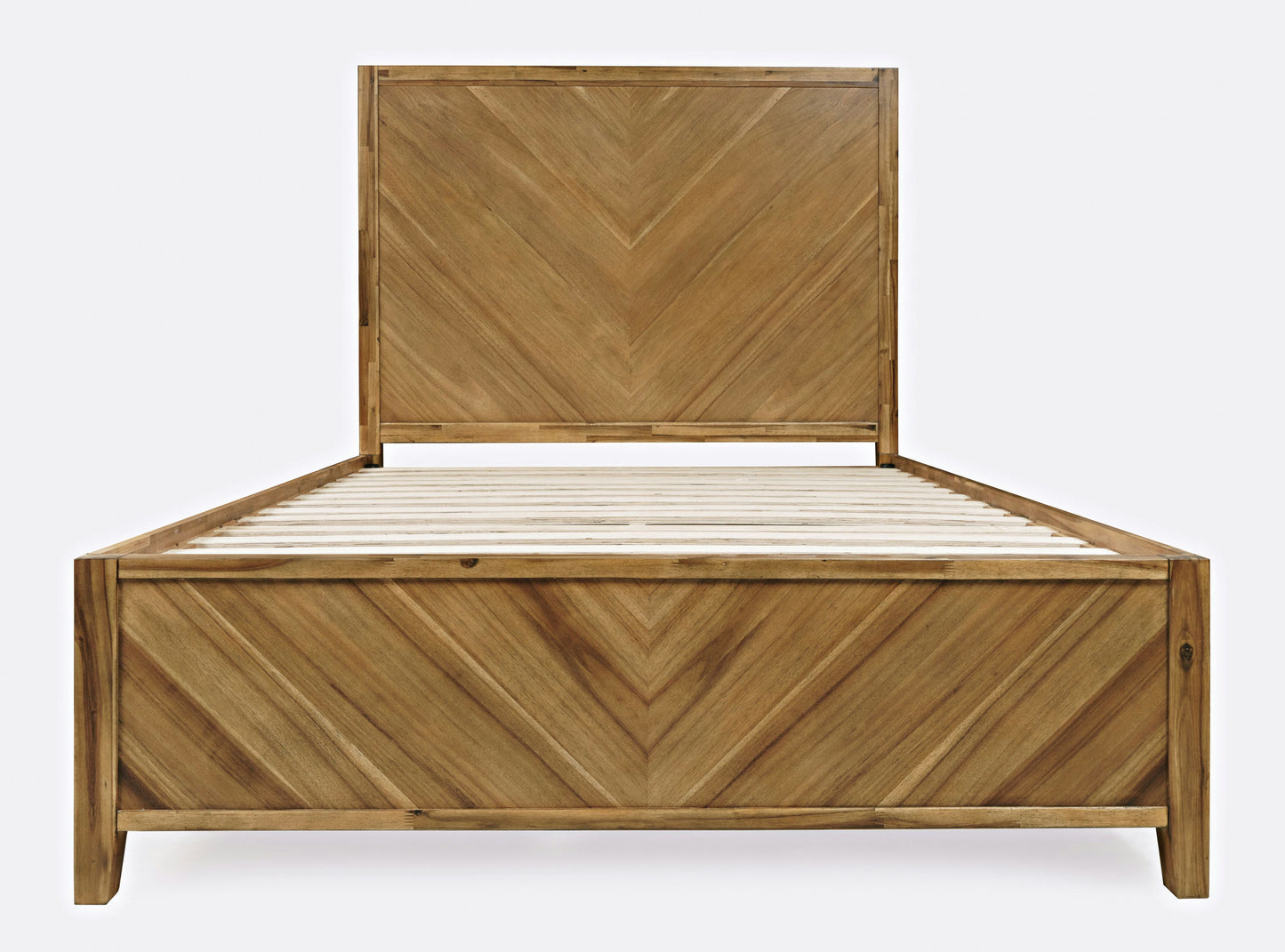 Eloquence Contemporary Modern Queen Size Bed - Natural