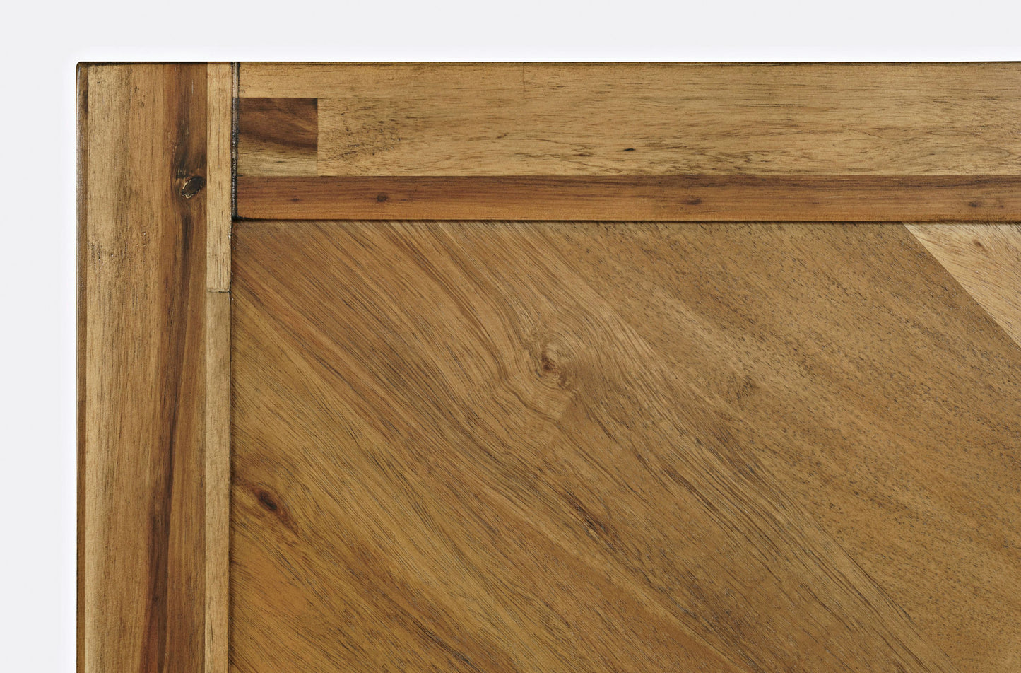 Eloquence Contemporary Modern Queen Size Bed - Natural