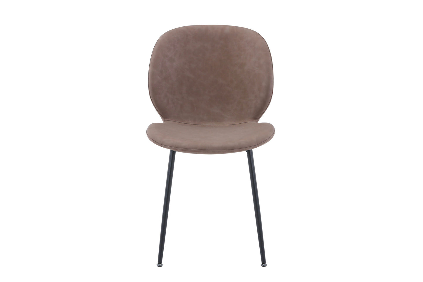 Wright Contemporary Upholstered Faux Leather Dining Chair (Set of 4)