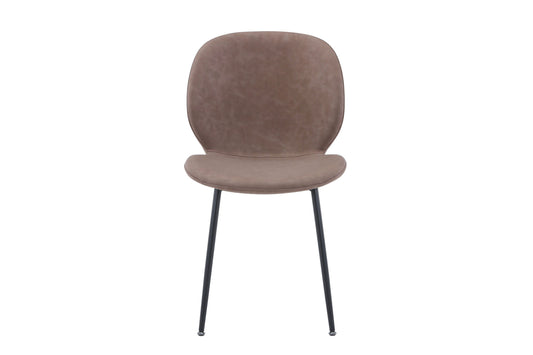 Wright Contemporary Upholstered Faux Leather Dining Chair (Set of 4)