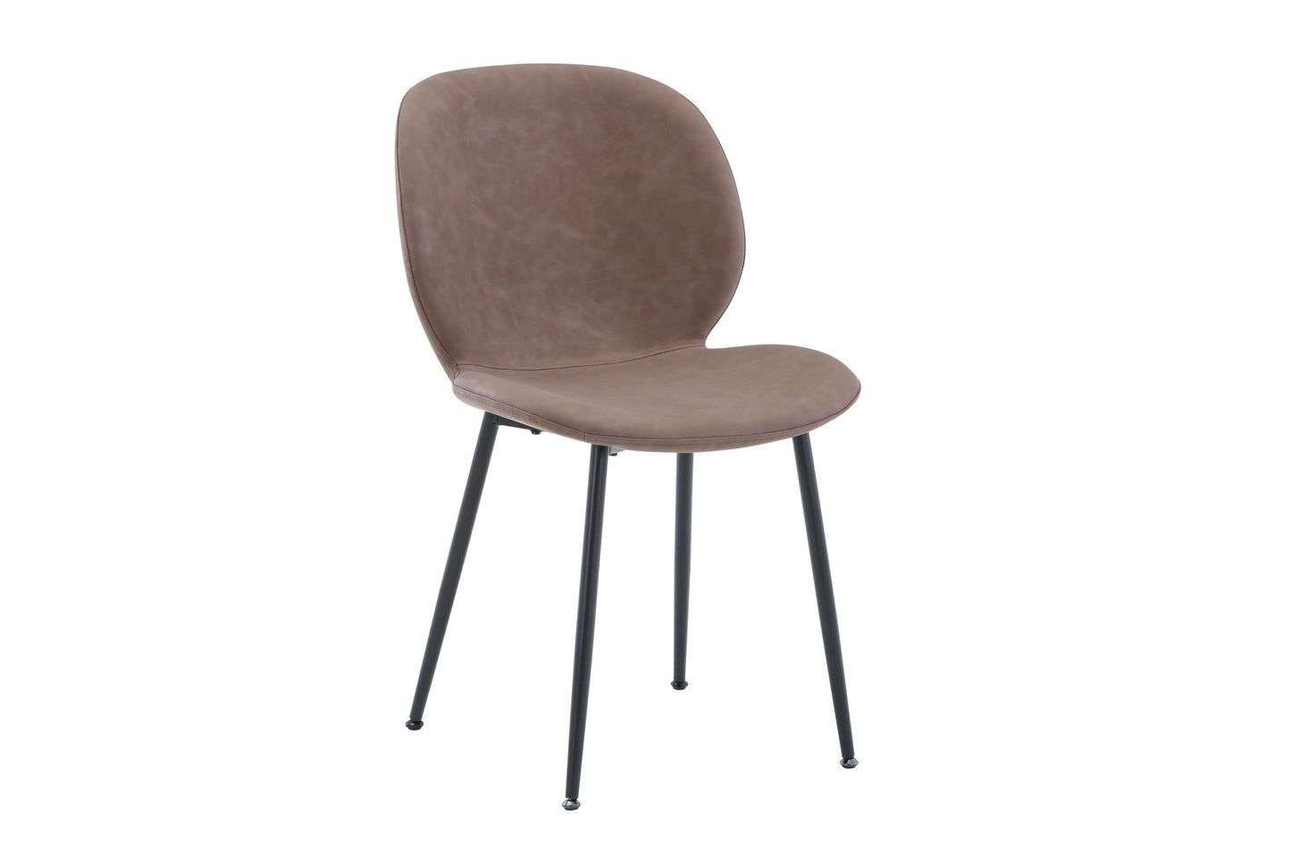 Wright Contemporary Upholstered Faux Leather Dining Chair (Set of 4)