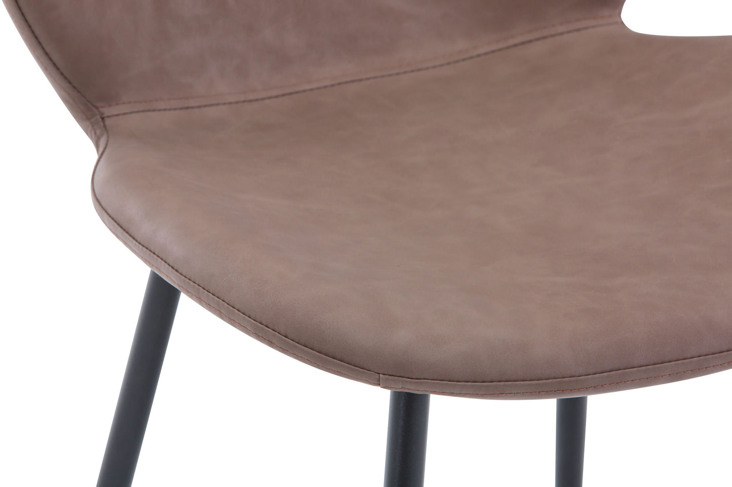 Wright Contemporary Upholstered Faux Leather Dining Chair (Set of 4)