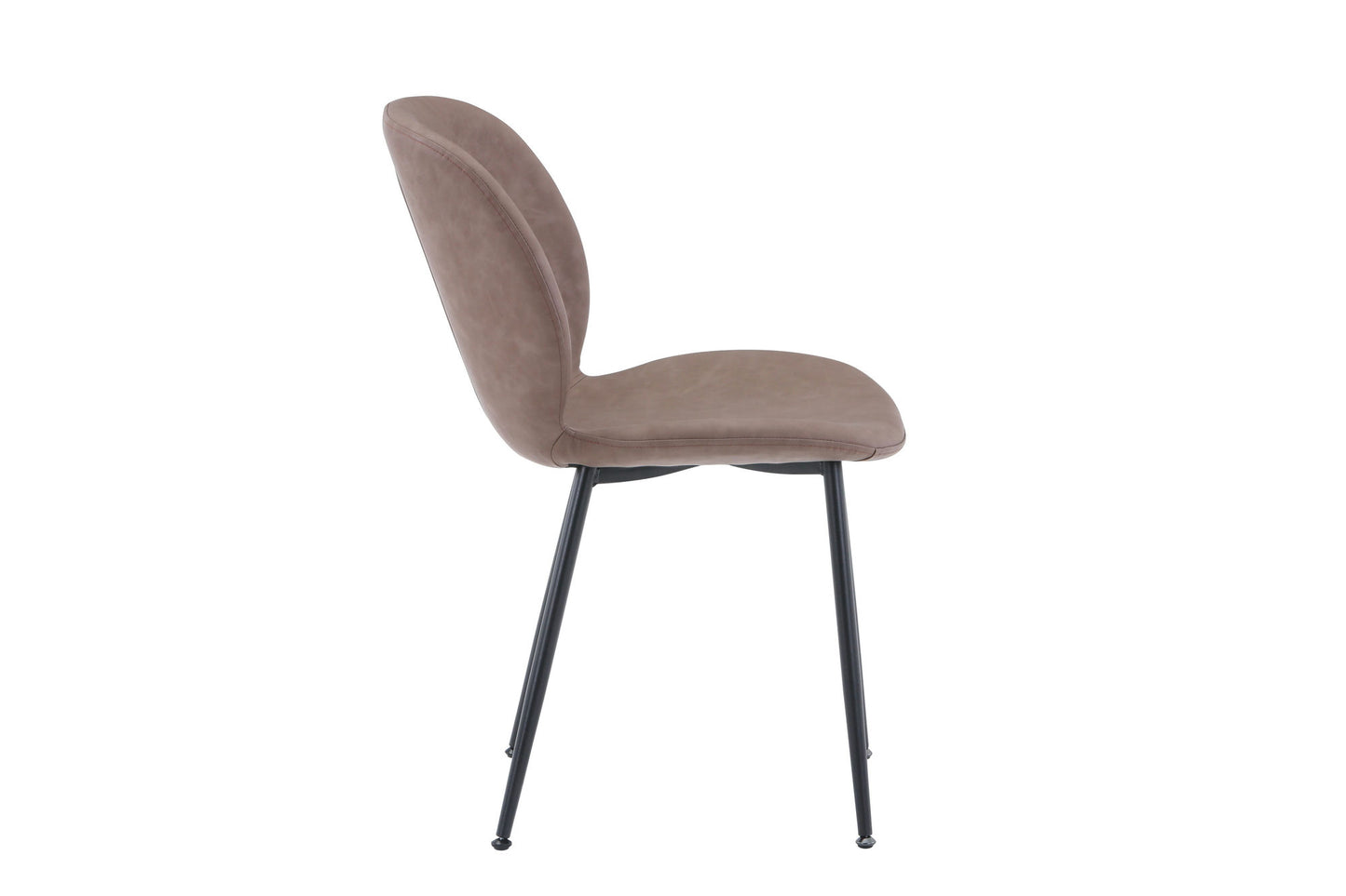 Wright Contemporary Upholstered Faux Leather Dining Chair (Set of 4)