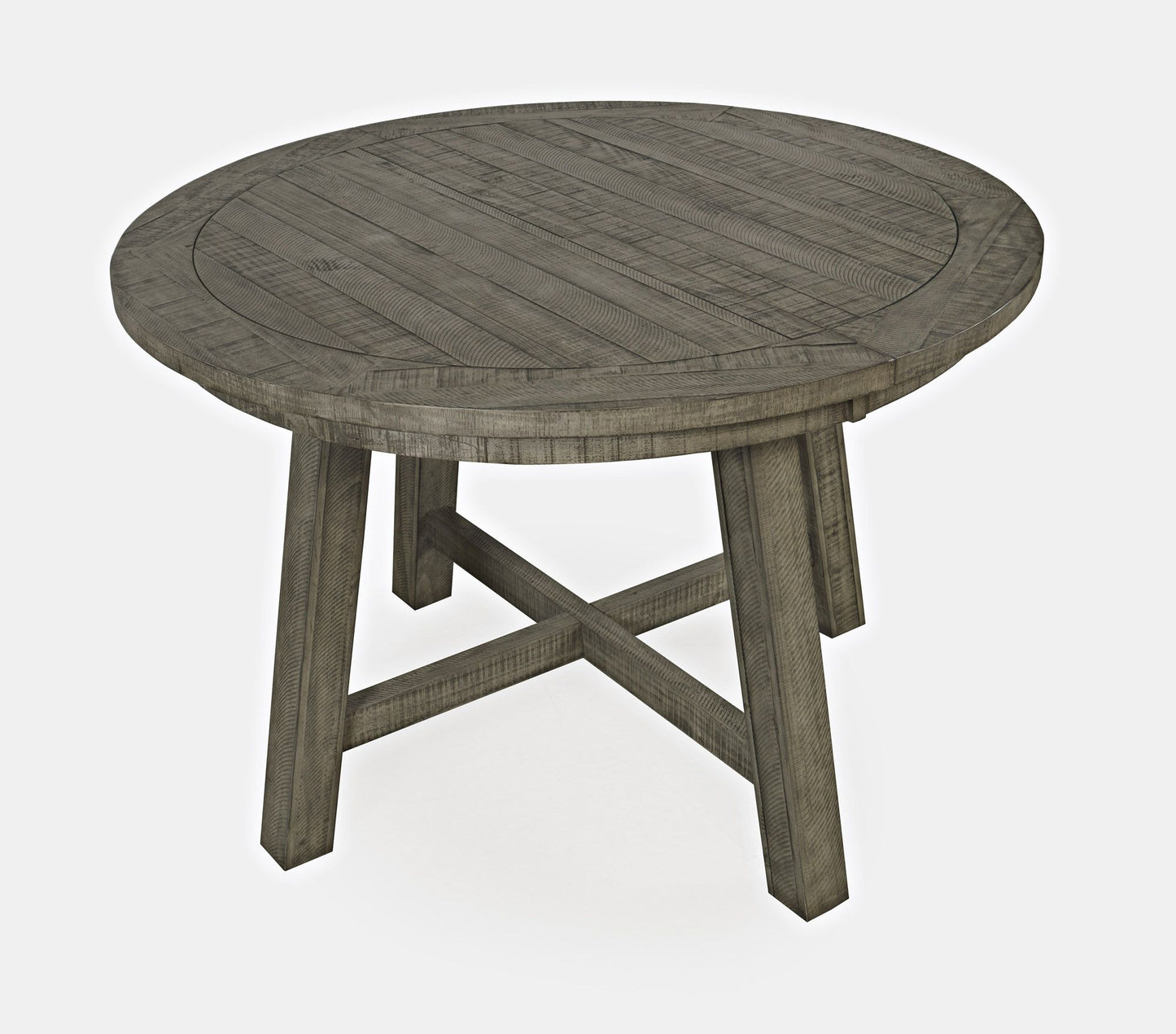 Telluride Rustic Farmhouse Round to Oval Counter Height Dining Table