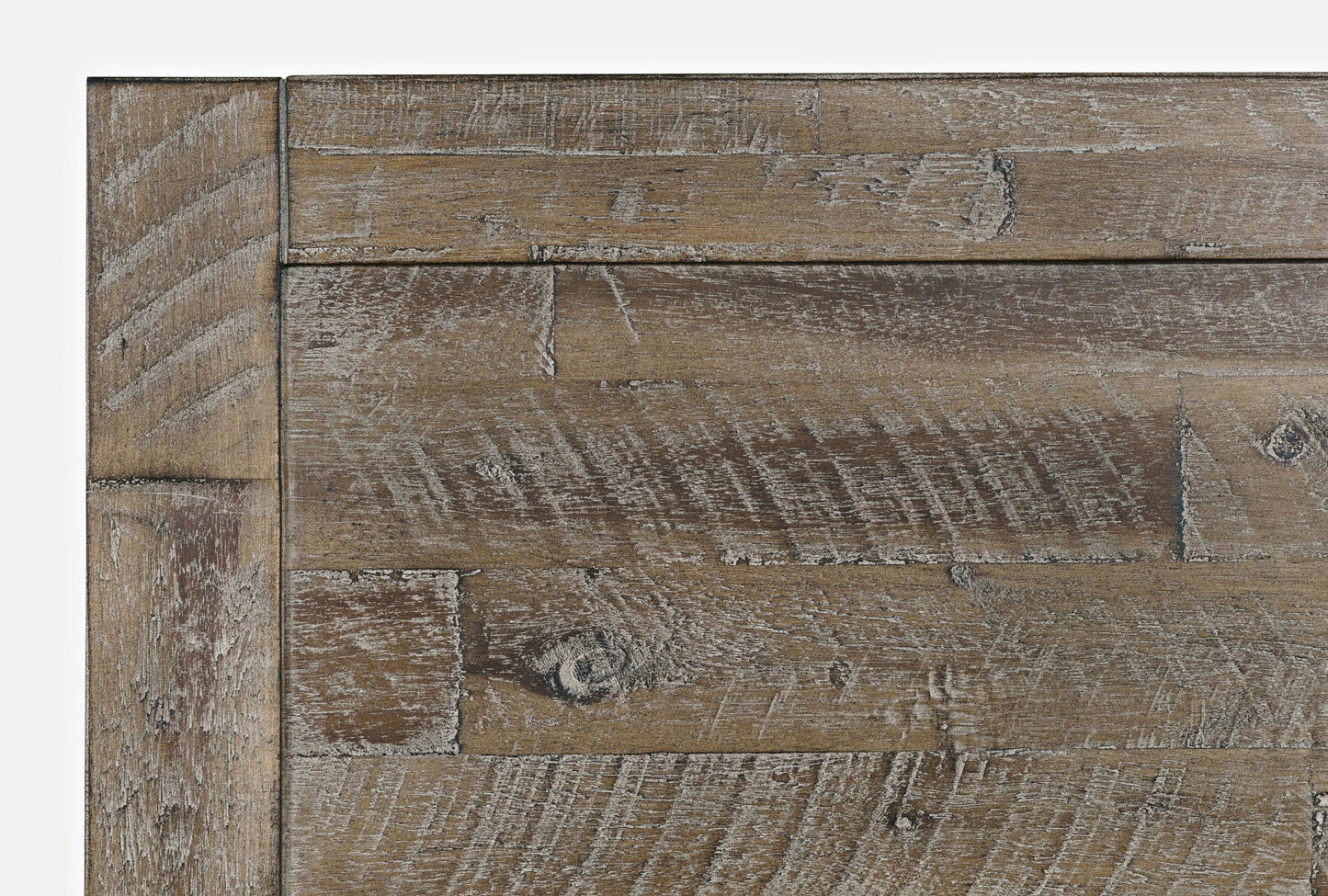 East Hampton Modern Coastal Distressed Queen Panel Bed