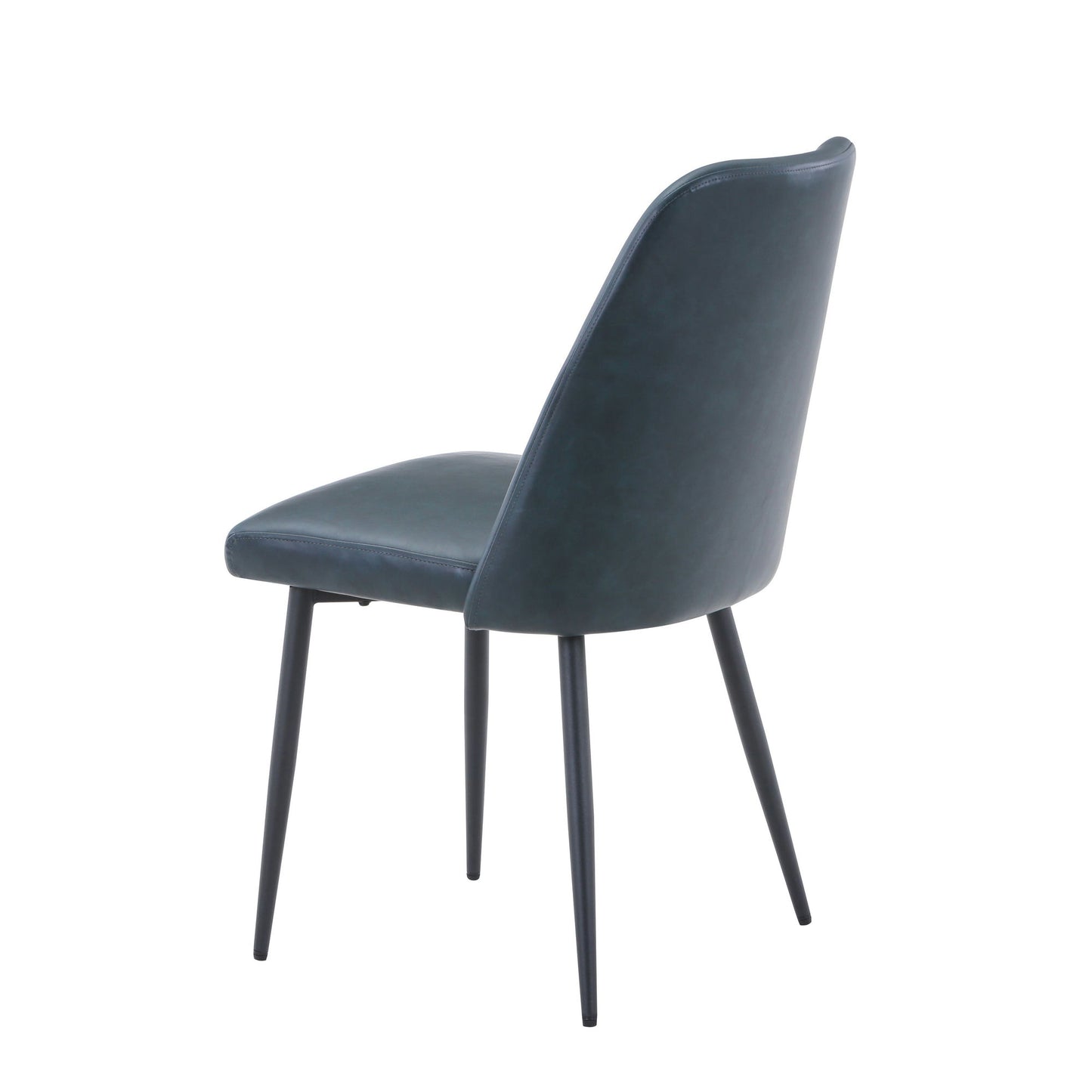 Maddox Faux Leather Upholstered Dining Chair (Set of 2) - Blueberry