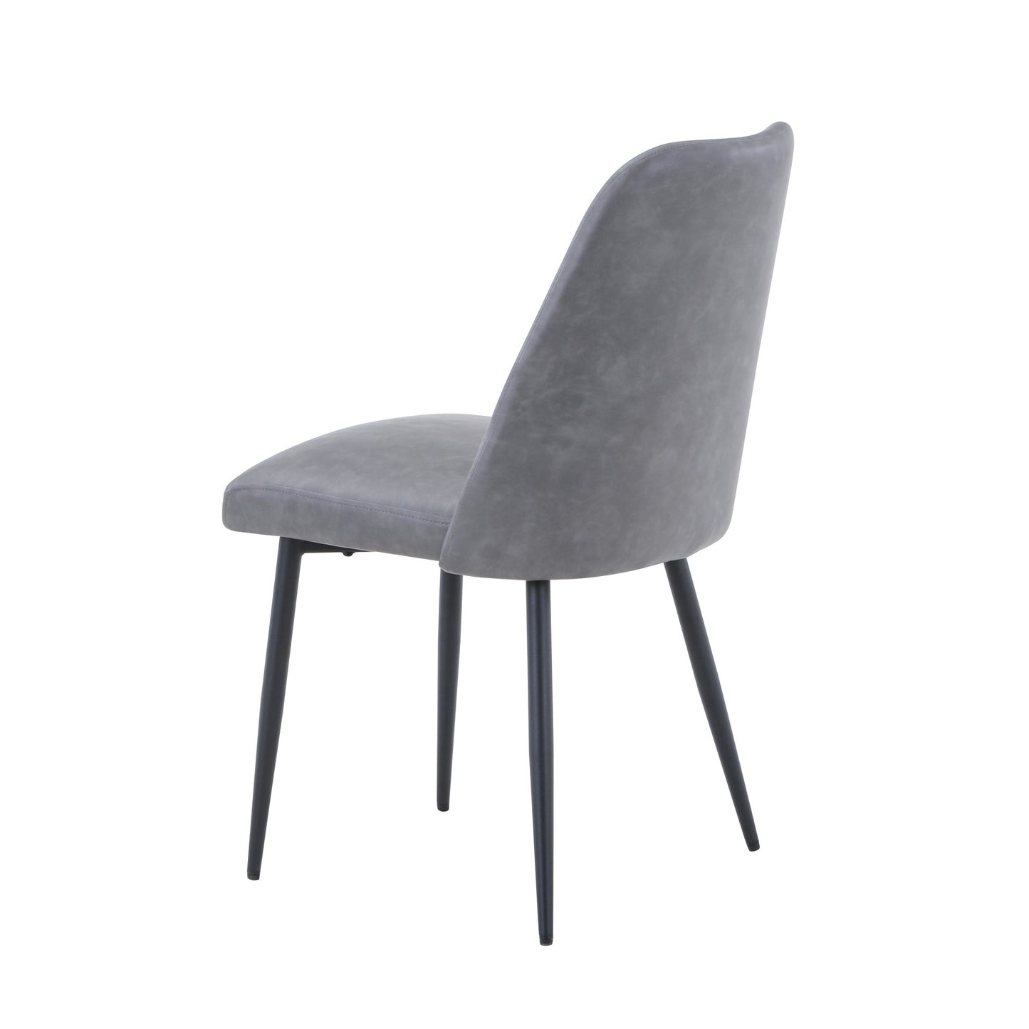 Maddox Faux Leather Upholstered Dining Chair (Set of 2) - Grey