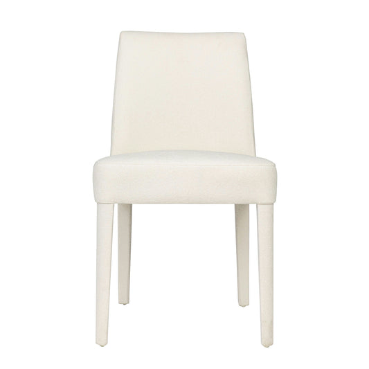 Wilson Mid-Century Modern Upholstered Vintage Dining Chair (Set of 2) - Ivory