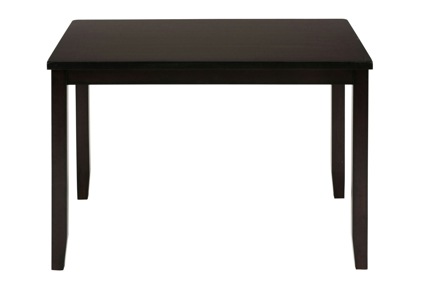 Dark Rustic Prairie 5-Pack- Table and 4 Faux Leather Chairs