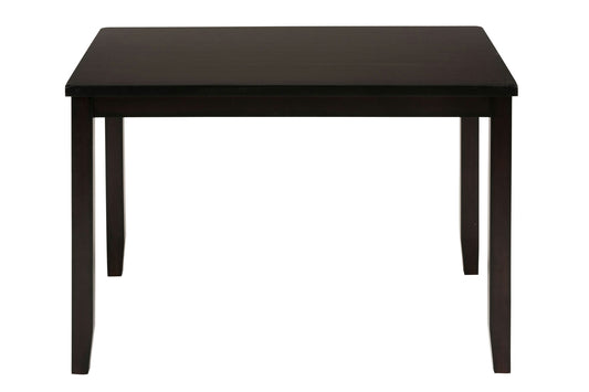 Dark Rustic Prairie 5-Pack- Table and 4 Faux Leather Chairs