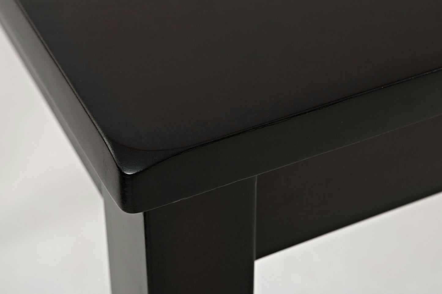 Dark Rustic Prairie Counter Height Table and Four Faux Leather Stools