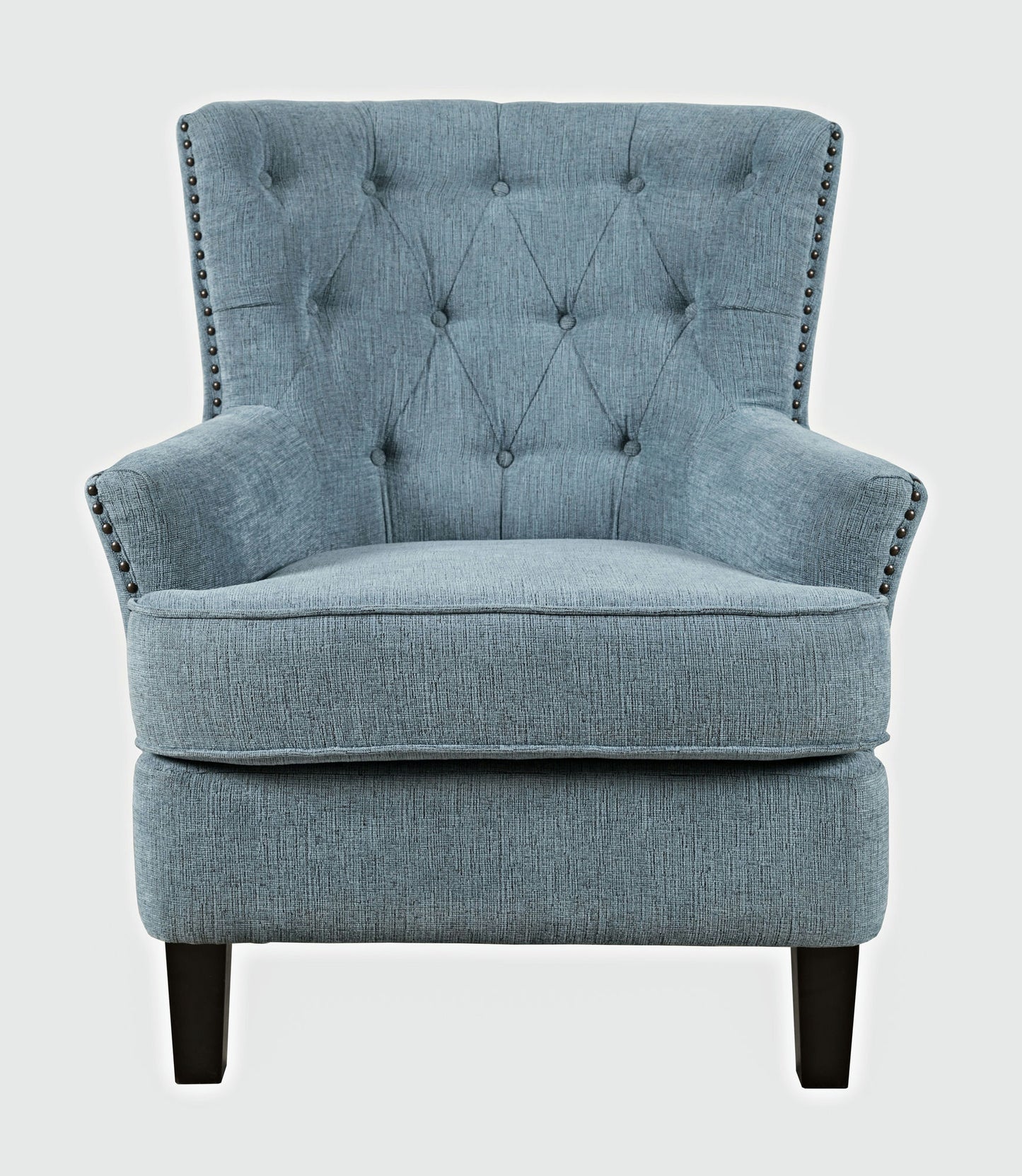 Bryson Transitional Upholstered Accent Chair with Nailhead Trim