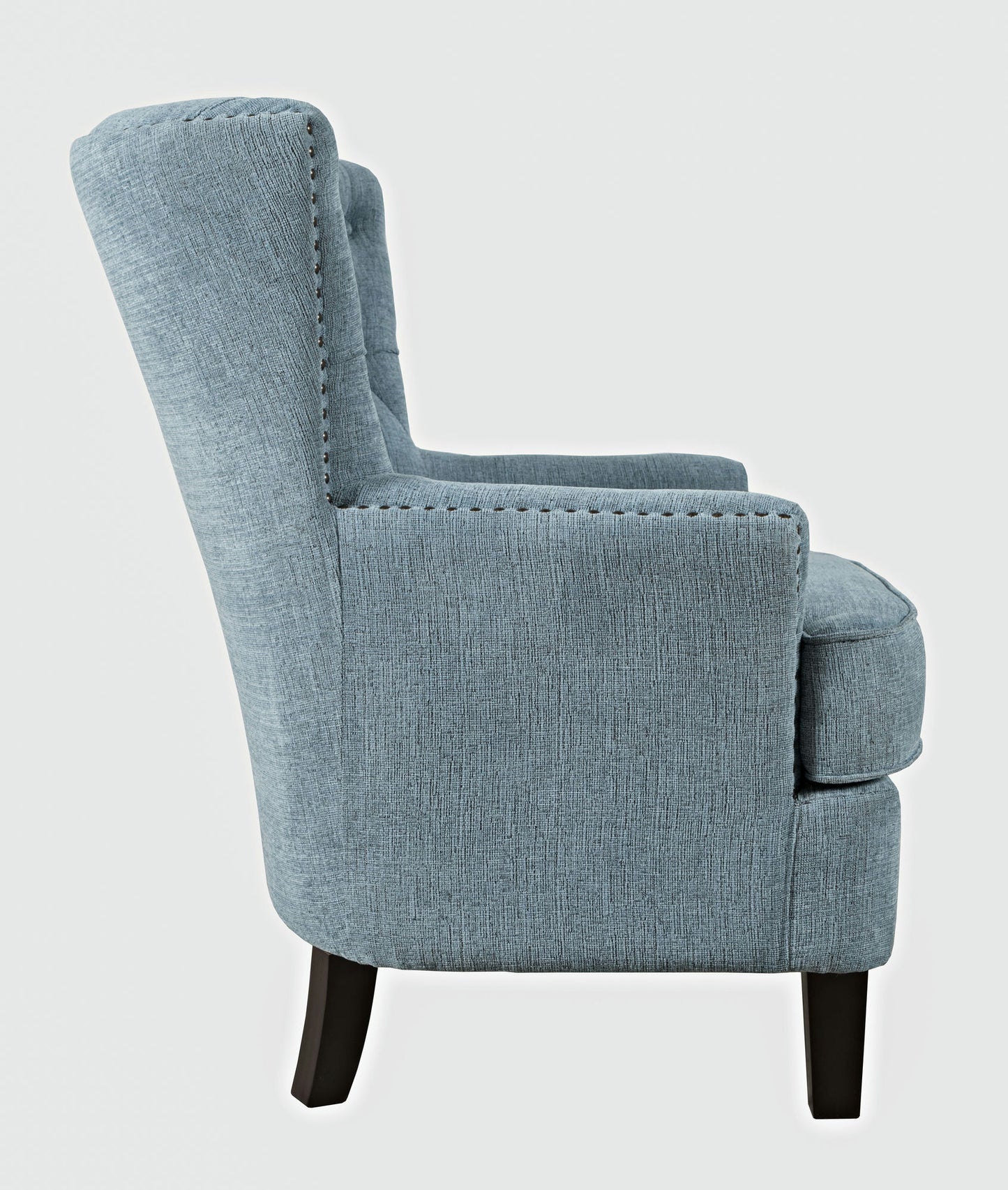 Bryson Transitional Upholstered Accent Chair with Nailhead Trim