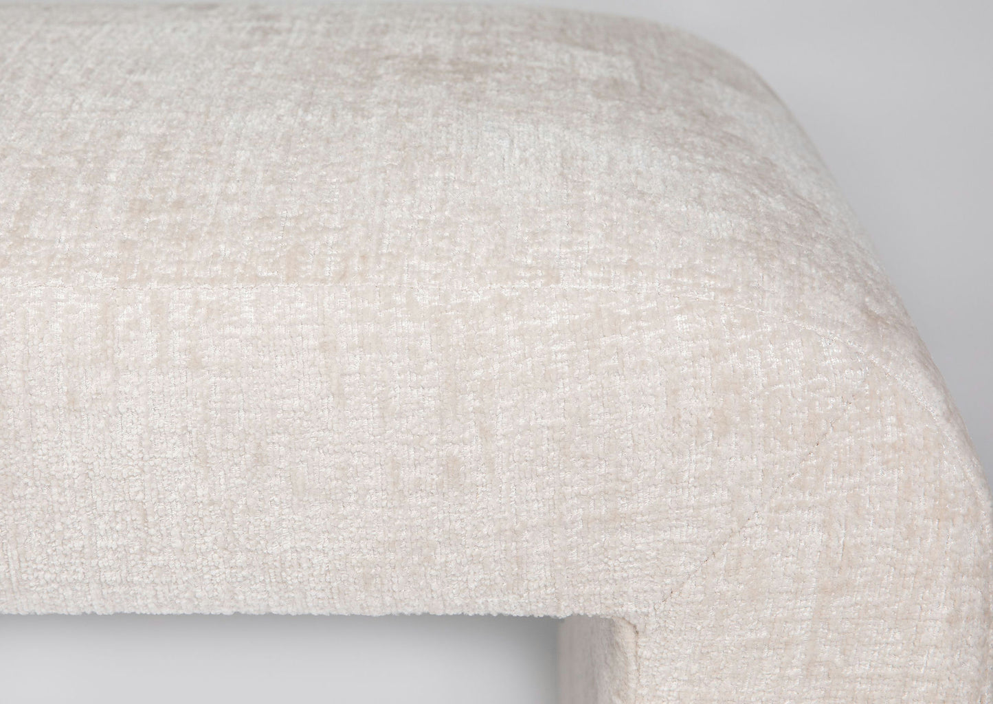 Sophia Modern Luxury Curved Upholstered Jacquard Bench (60W x 18D x 19H)