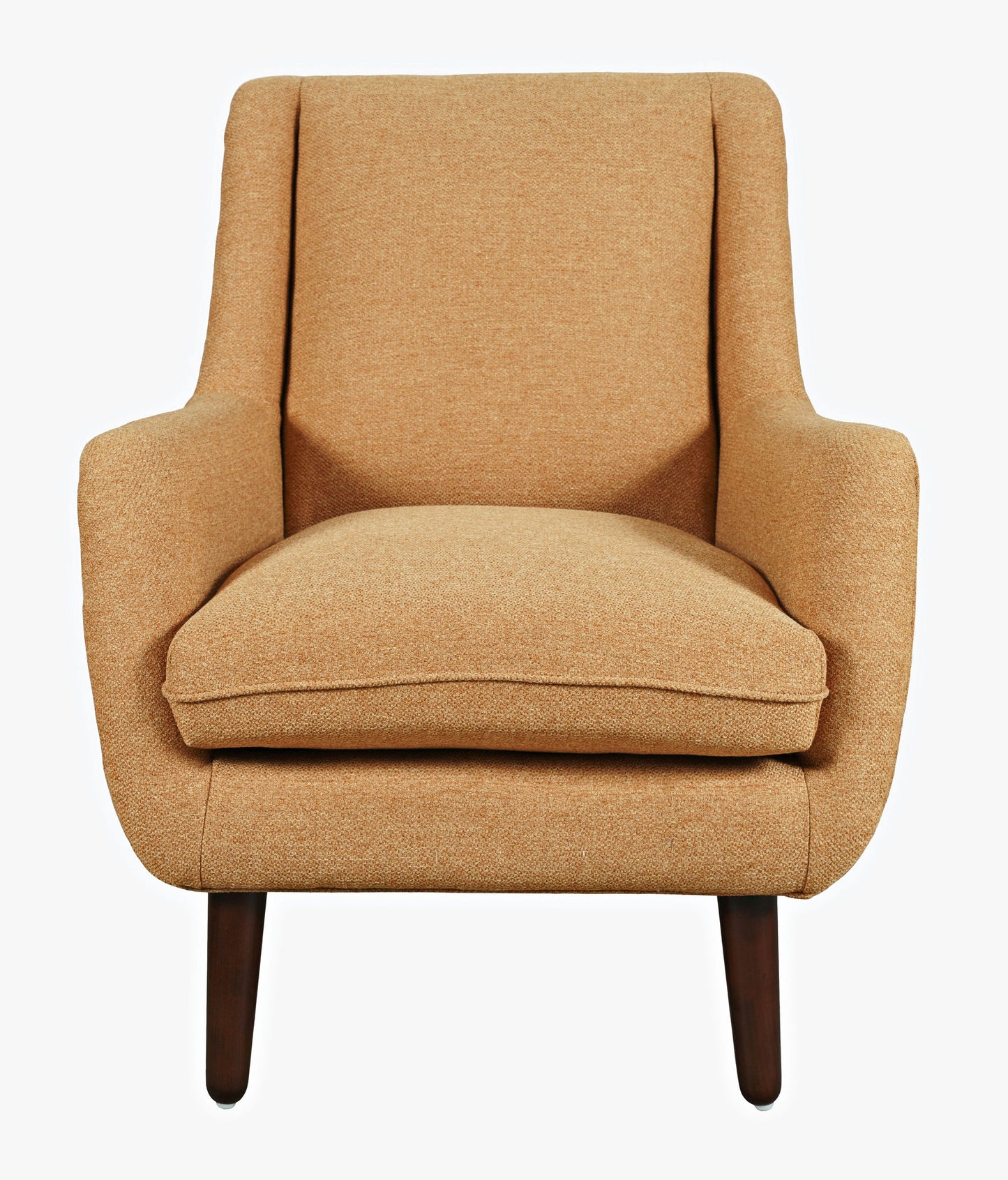 Theo Mid-Century Modern Contemporary Upholstered Accent Chair - Gold