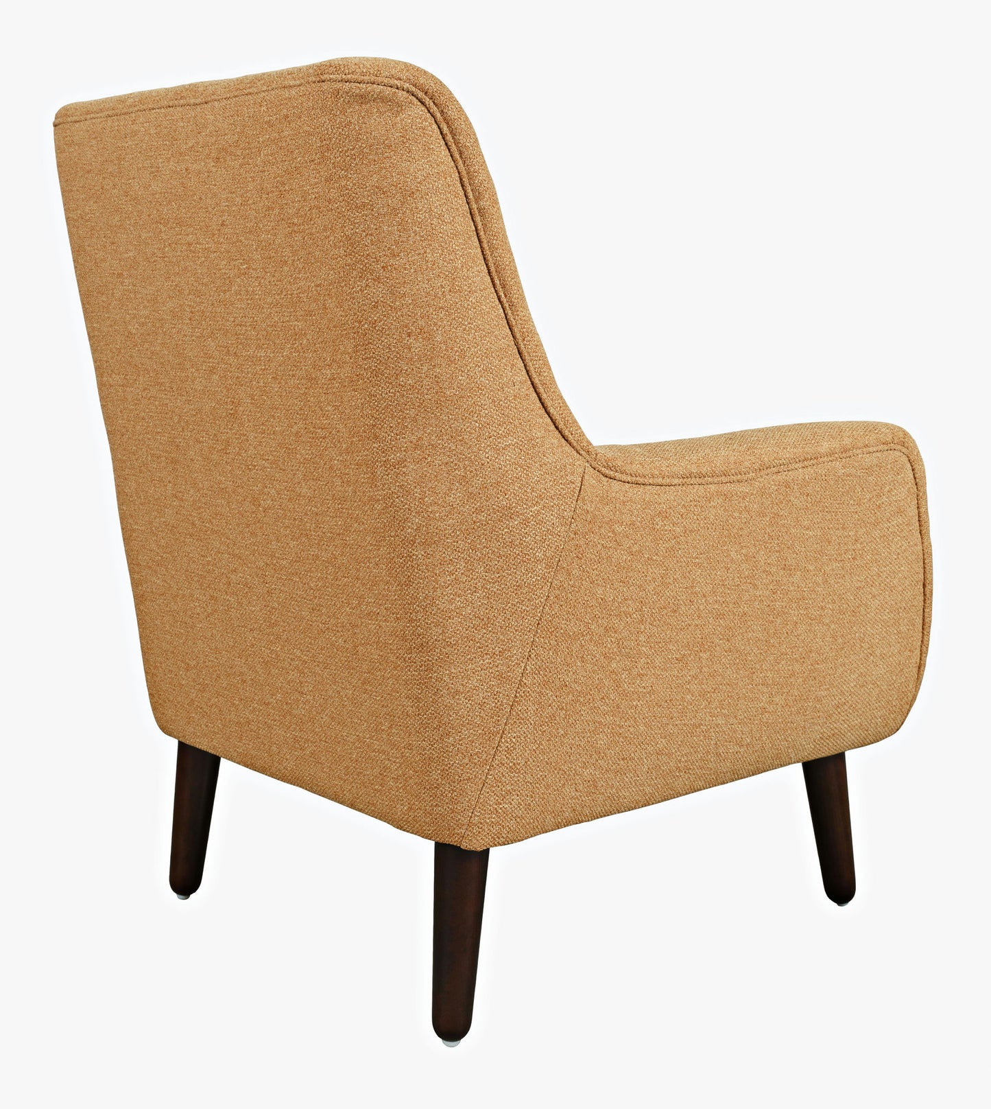 Theo Mid-Century Modern Contemporary Upholstered Accent Chair - Gold