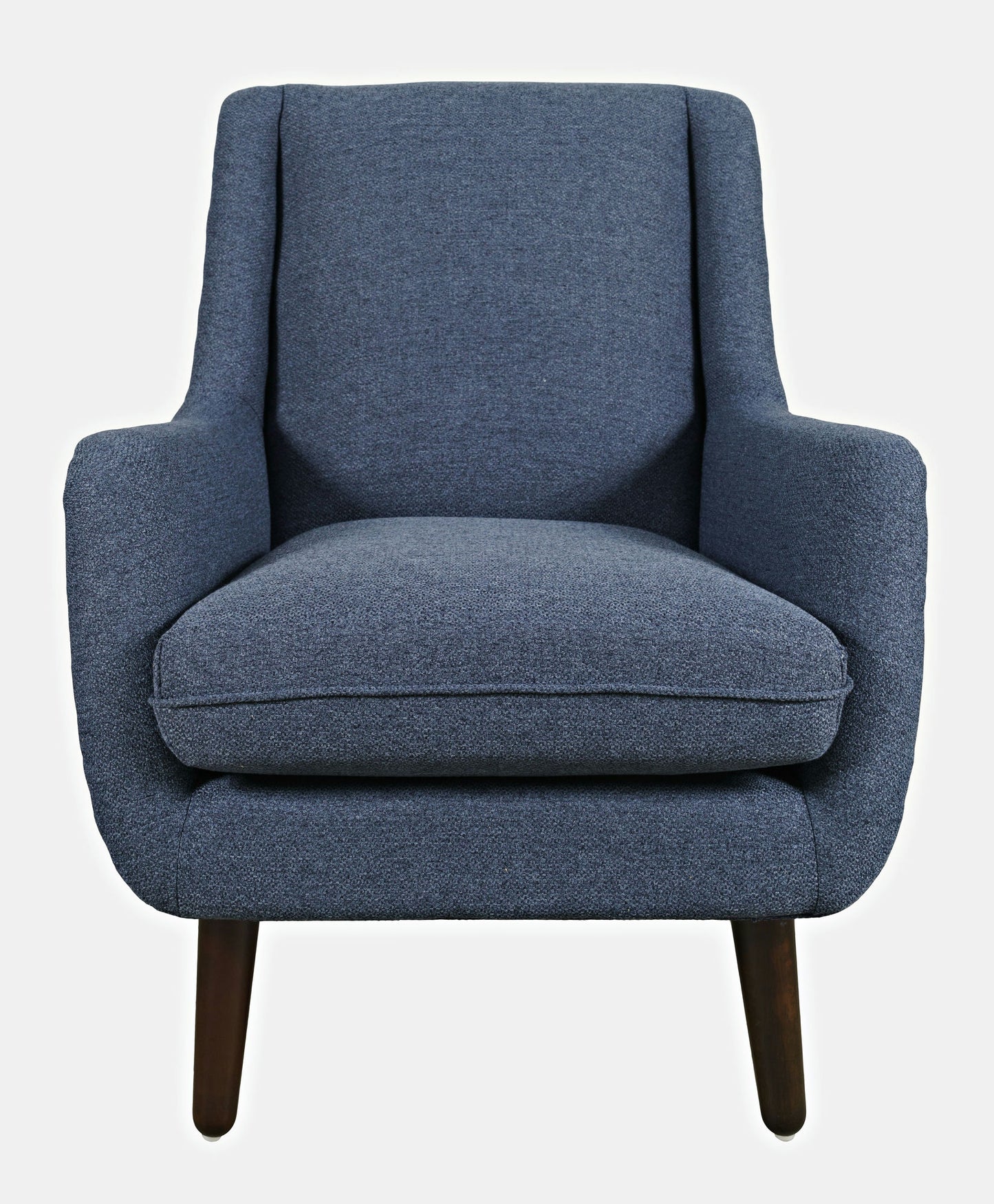 Theo Mid-Century Modern Contemporary Upholstered Accent Chair - Navy