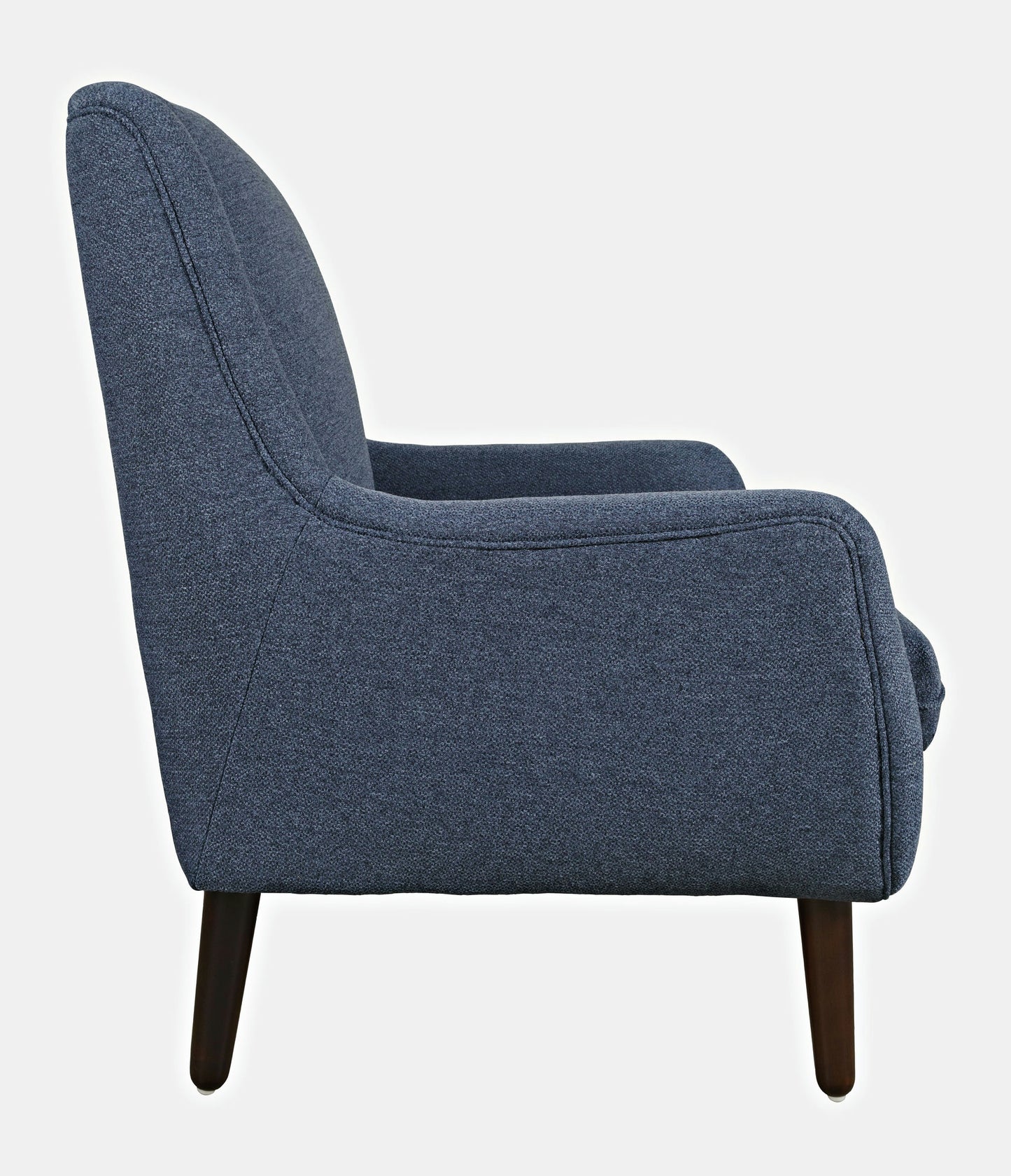 Theo Mid-Century Modern Contemporary Upholstered Accent Chair - Navy