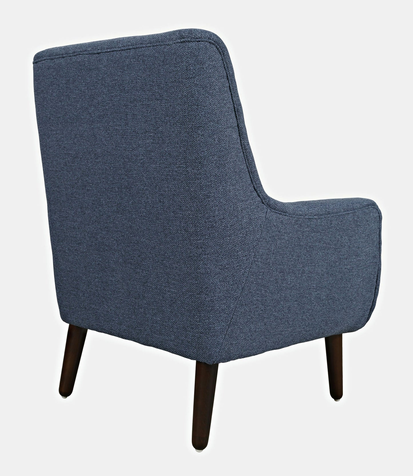 Theo Mid-Century Modern Contemporary Upholstered Accent Chair - Navy