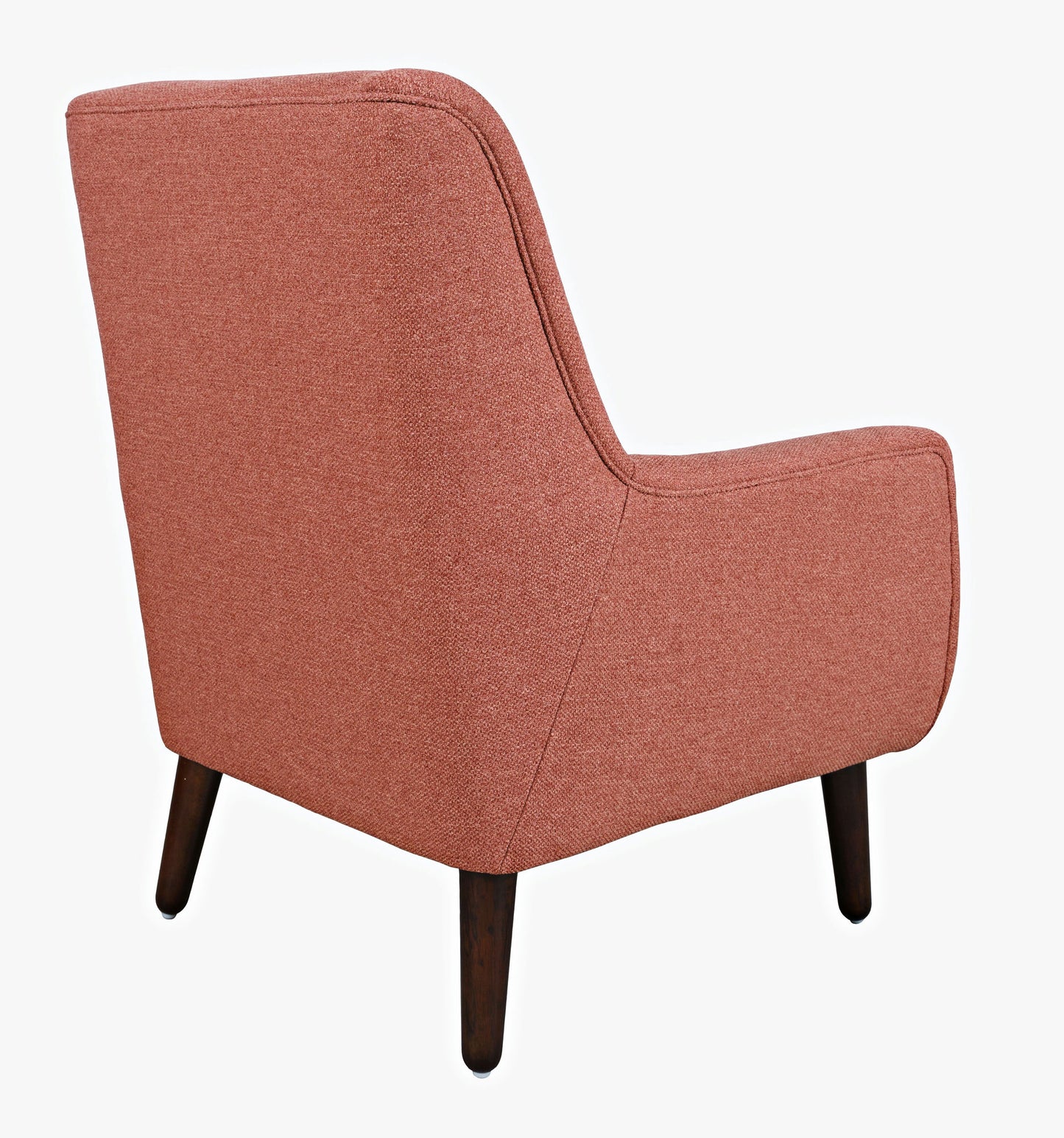 Theo Mid-Century Modern Contemporary Upholstered Accent Chair - Rose