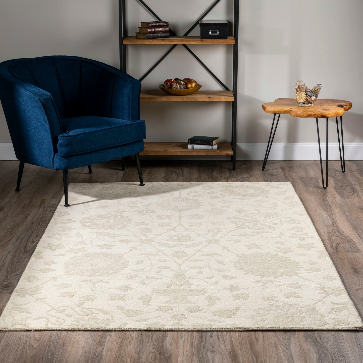 Korba KB1 Ivory 5' x 7'6" Rug