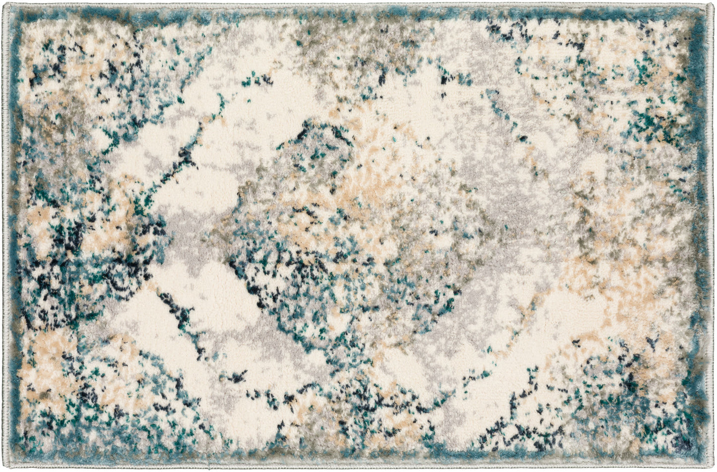 Karma KM23 Ivory 1'8" x 2'6" Rug