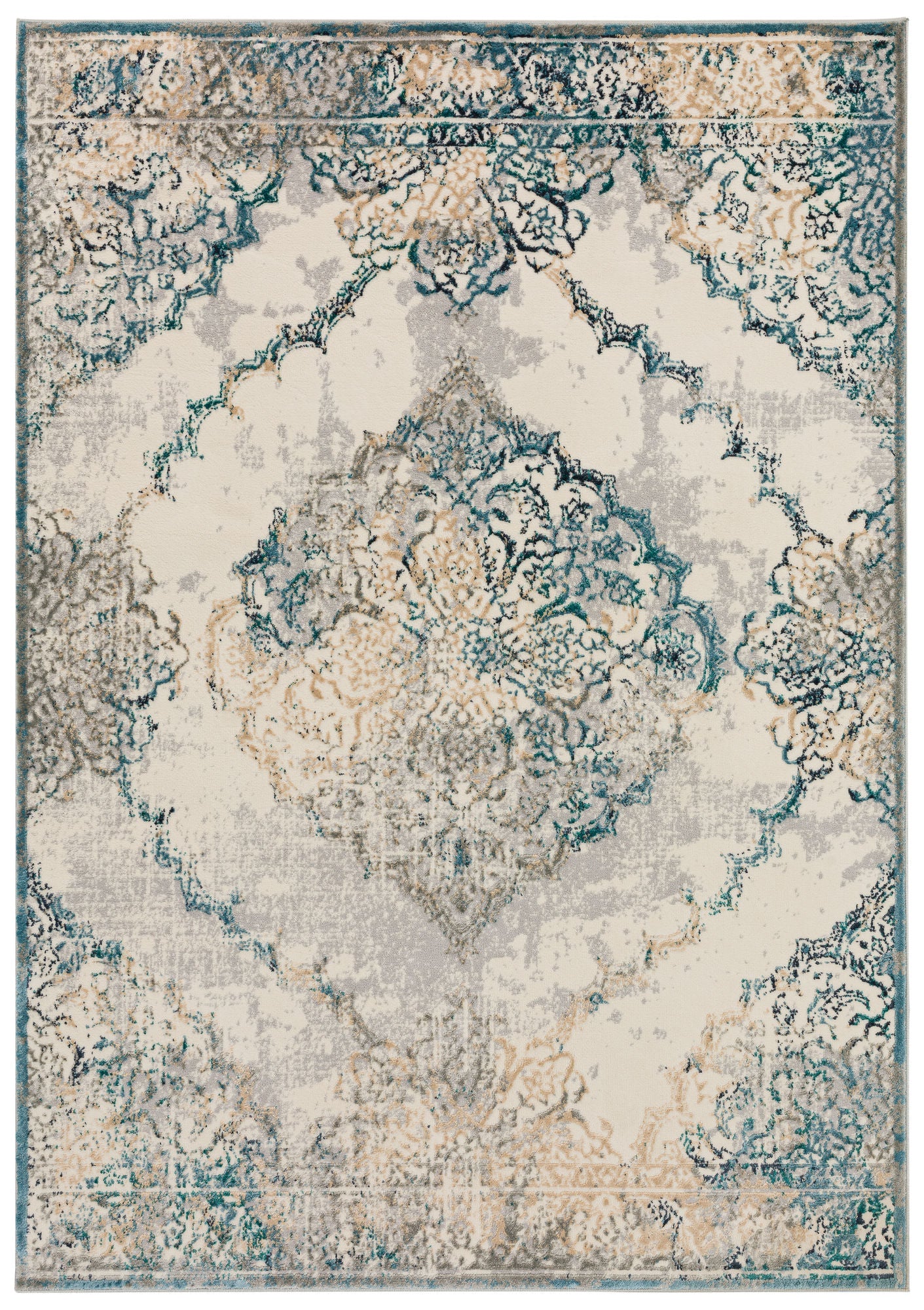 Karma KM23 Ivory 3'3" x 5'1" Rug