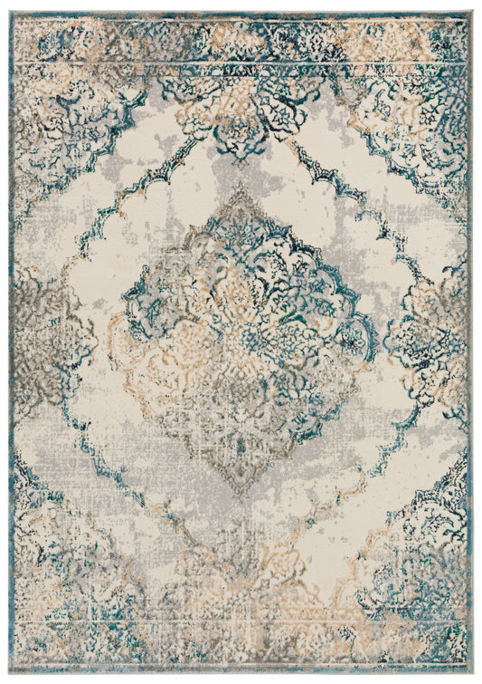 Karma KM23 Ivory 9'4" x 13'2" Rug