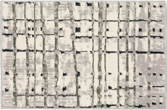 Karma KM4 Grey 1'8" x 2'6" Rug