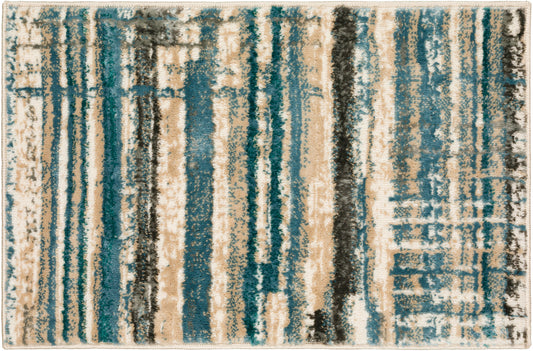 Karma KM8 Blue 1'8" x 2'6" Rug