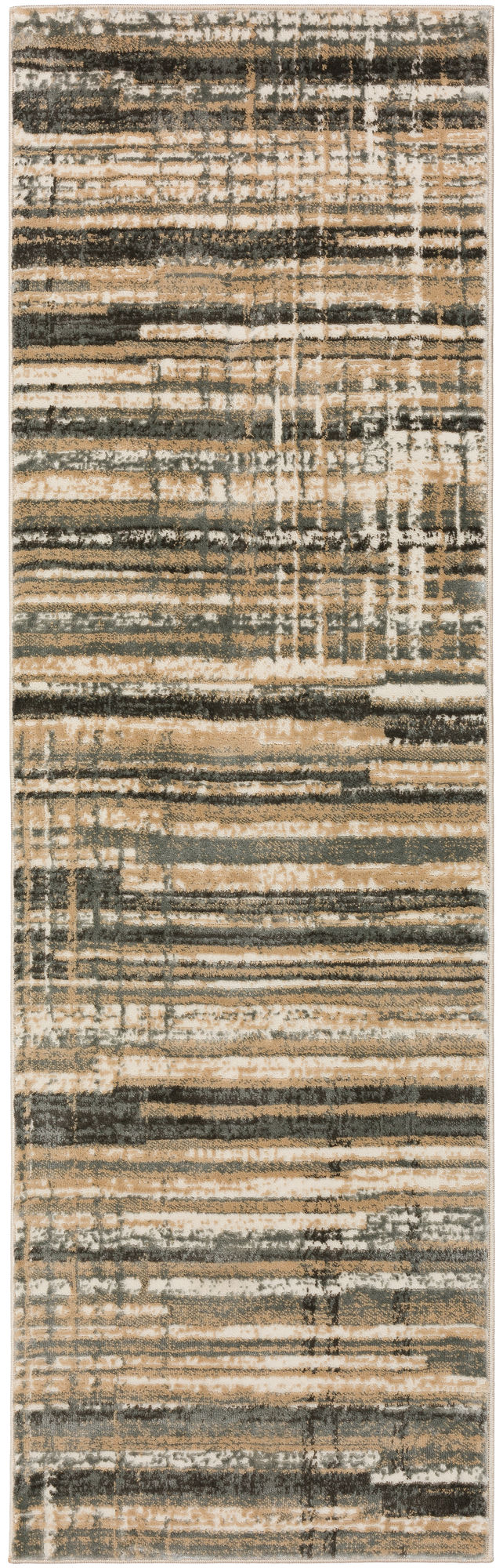 Karma KM8 Grey 2'3" x 7'5" Runner Rug