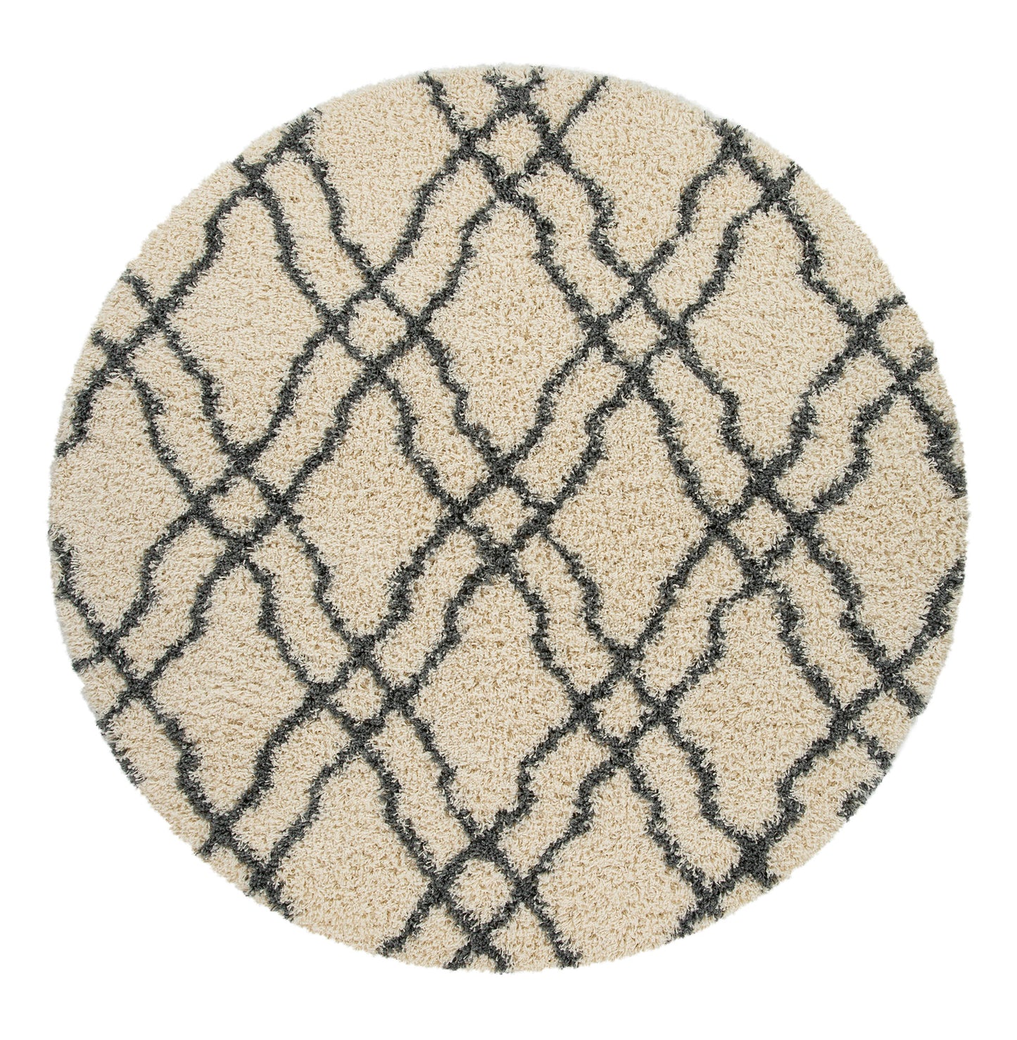 Kaleen Komon Collection KMN02-01 Ivory Area Rug 5' x 7'