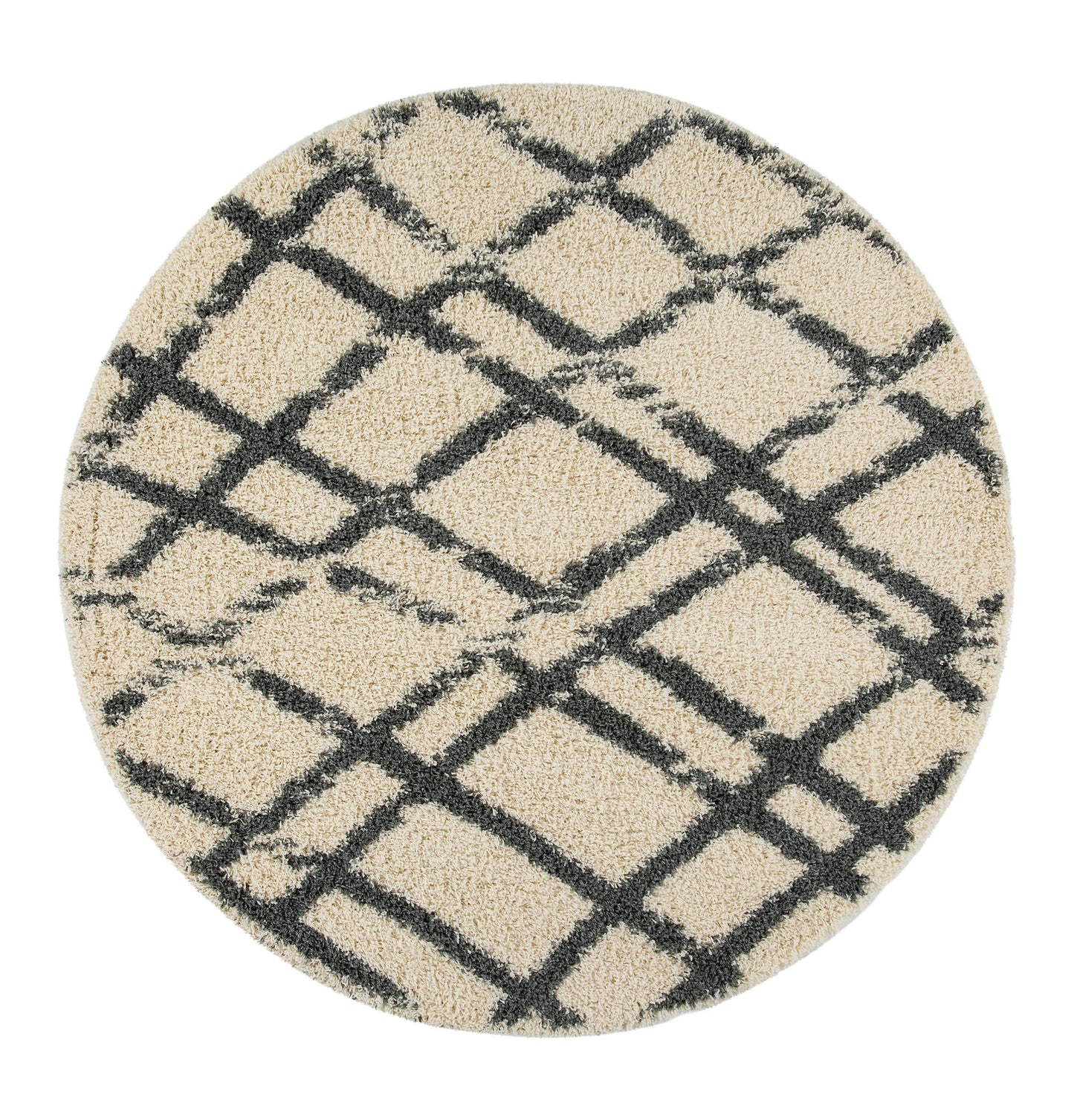 Kaleen Komon Collection KMN03-01 Ivory Area Rug 6'6" x 6'6"