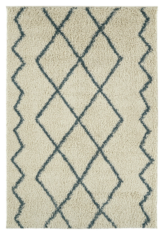 Kaleen Komon Collection KMN05-01 Ivory Area Rug 5' x 7'