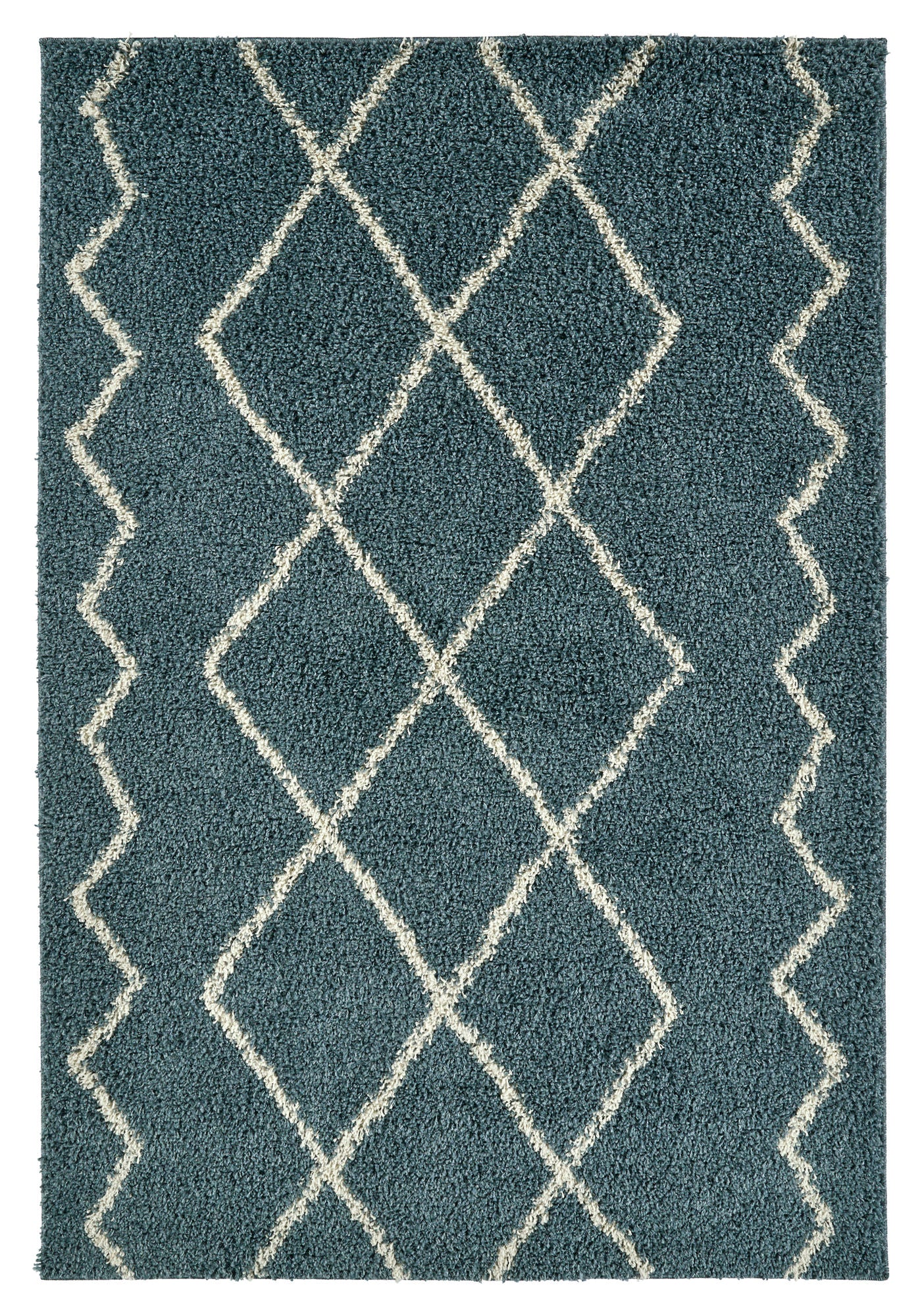 Kaleen Komon Collection Dark Denim Area Rug 6'6" x 6'6"