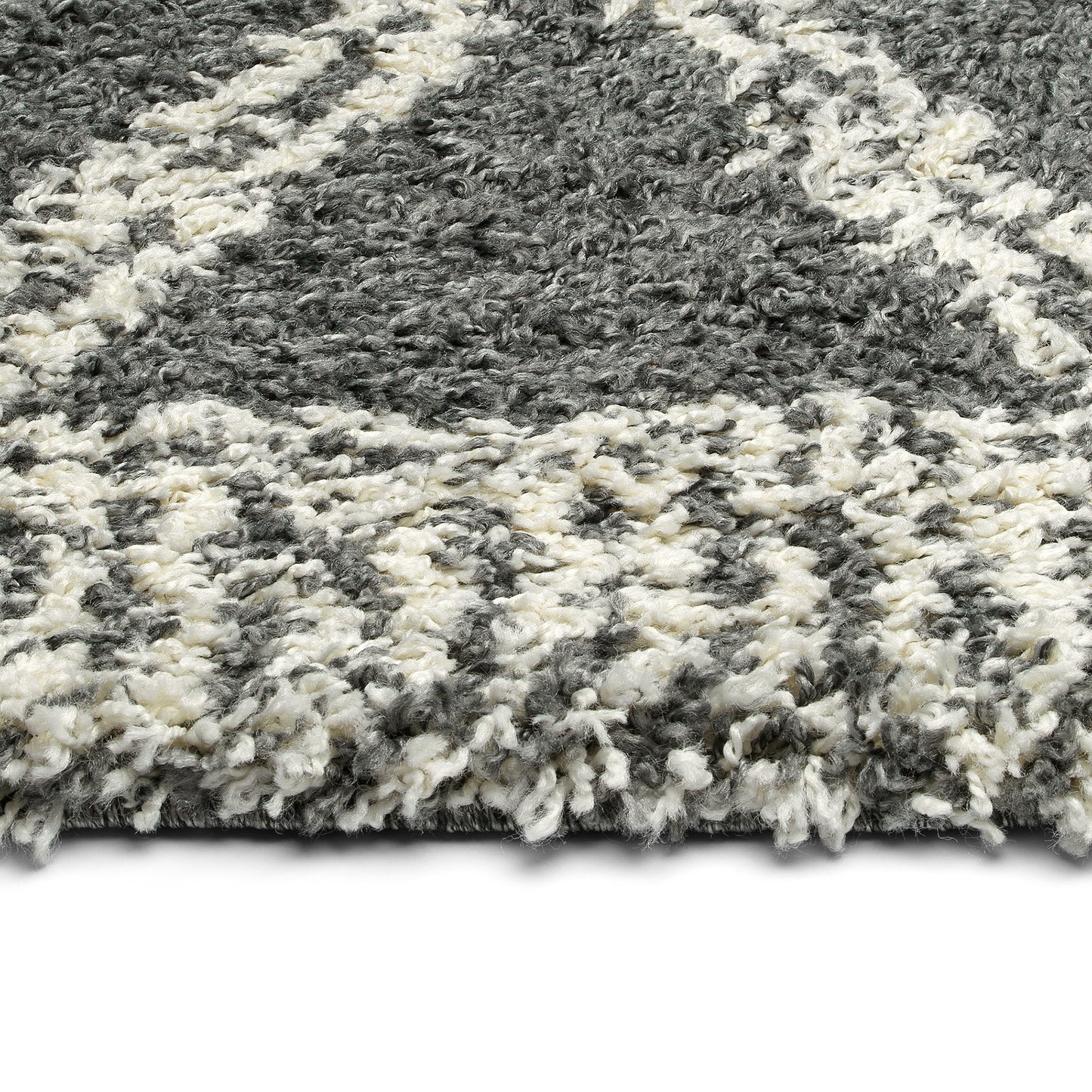 Kaleen Komon Collection Dark Grey Throw Rug 2'11" x 4'11"