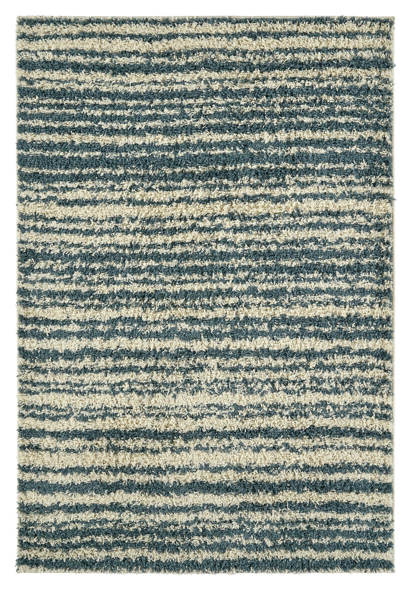 Kaleen Komon Collection Light Denim Throw Rug 2'11" x 4'11"