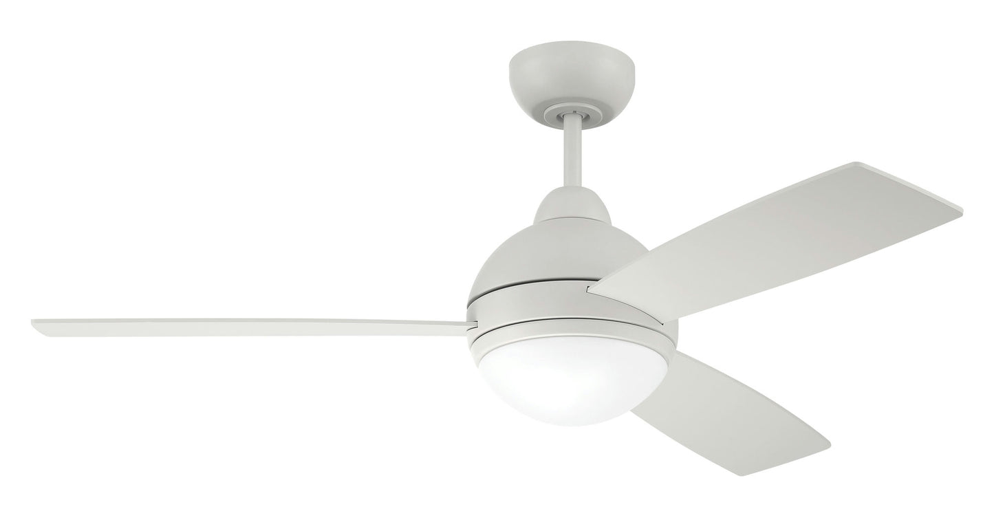 48" Keen White, Reversible White/RGB Multi-Color Blades, LED Light, Controls