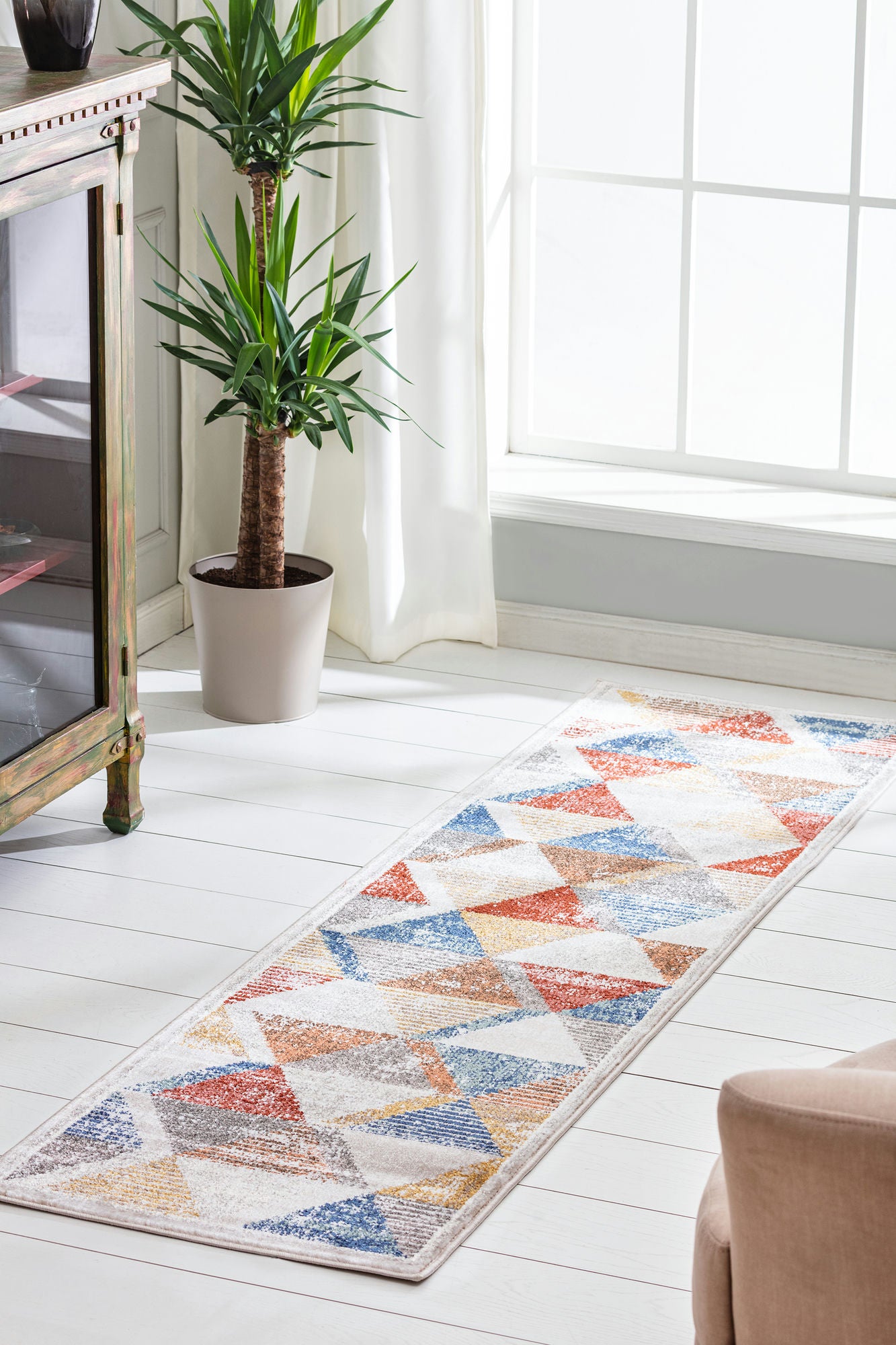 Kaleen Kent Collection KNT02-86 Multi Area Rug 5'3" x 7'3"