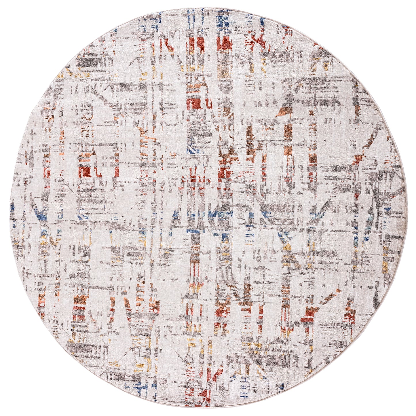 Kaleen Kent Collection Multi Ivory Runner 2'2" x 7'6"