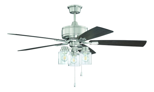 52" Kate Ceiling Fan in Brushed Polished Nickel
