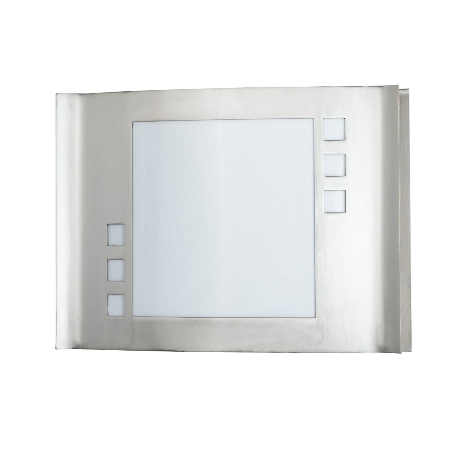 Brushed steel Metal 18w plc wall lamp - Sconce