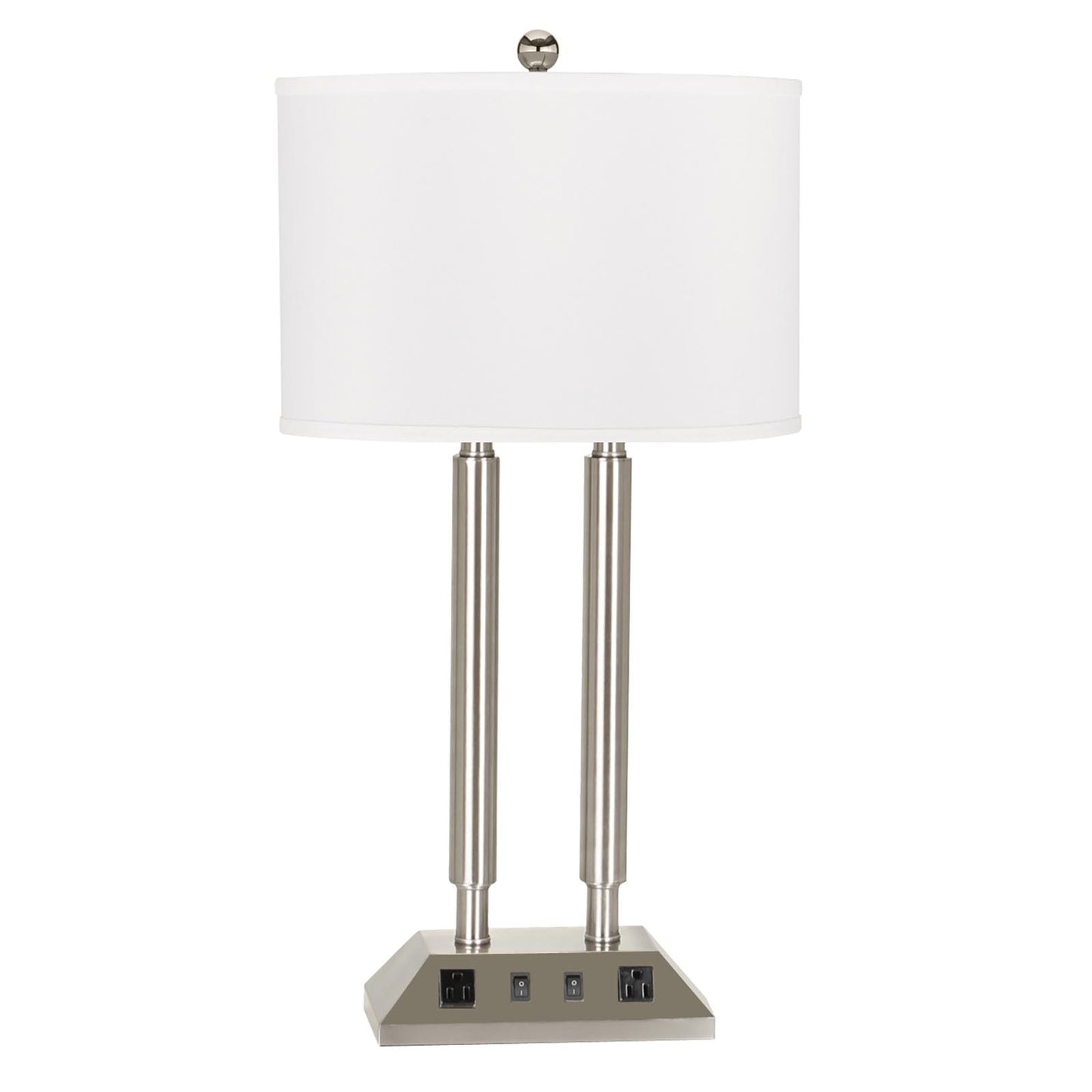 Brushed steel Metal Hotel - Desk lamp, LA-2004DK-1RBS