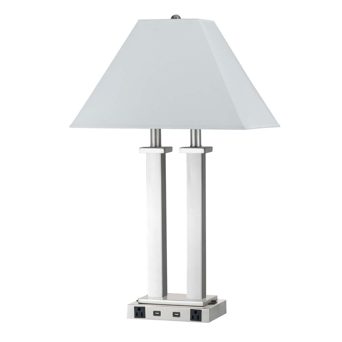 Brushed steel Metal Desk - Desk lamp, LA-60003DK-4RBS