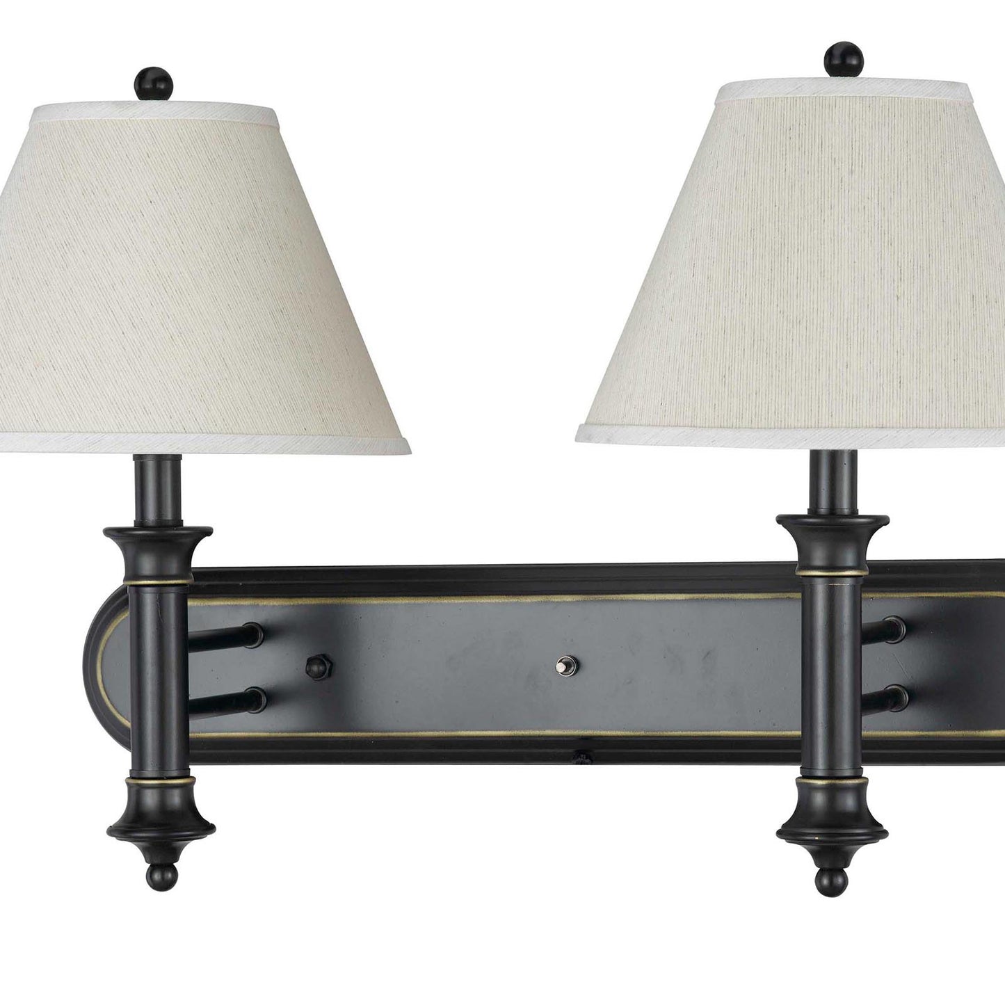 Dark bronze Metal Hotel - Bedside wall lamp, LA-60007W2L-1R