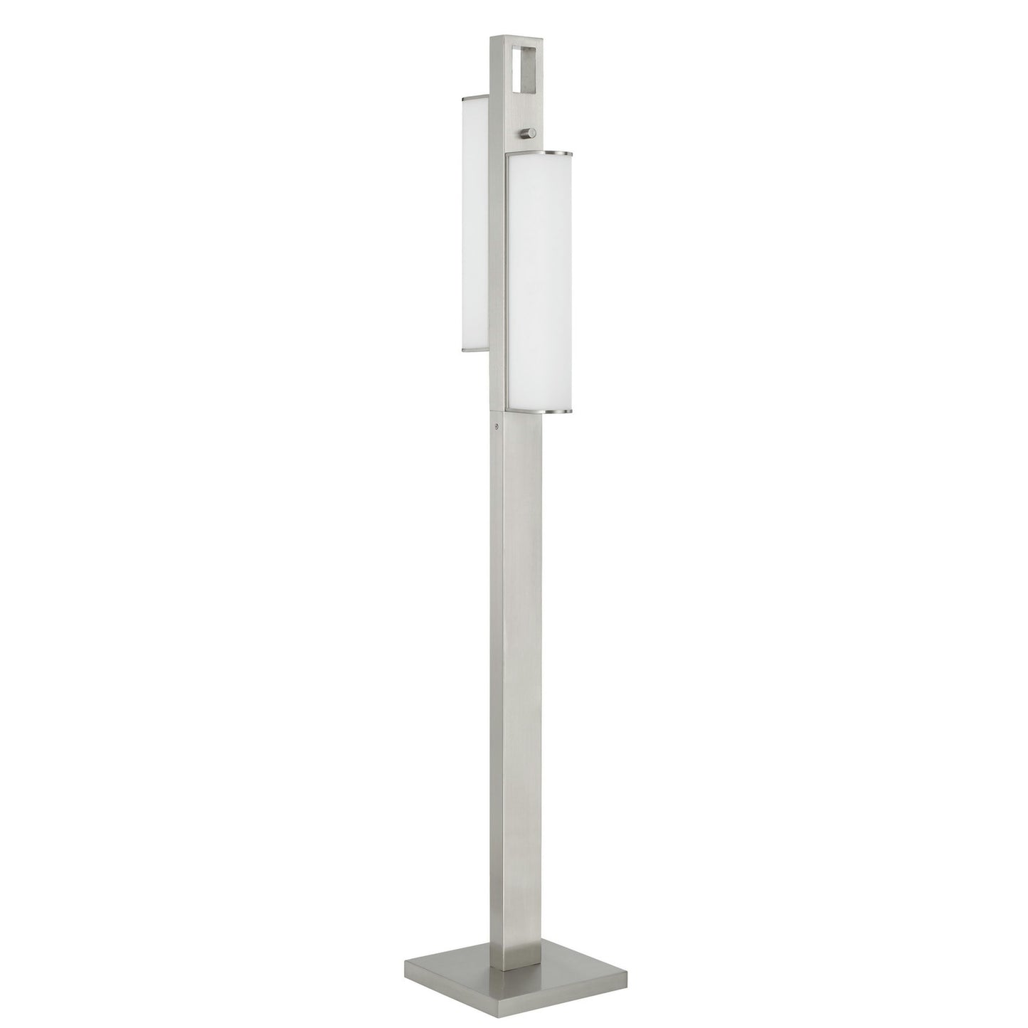 Brushed steel Metal Zamora - Floor lamp