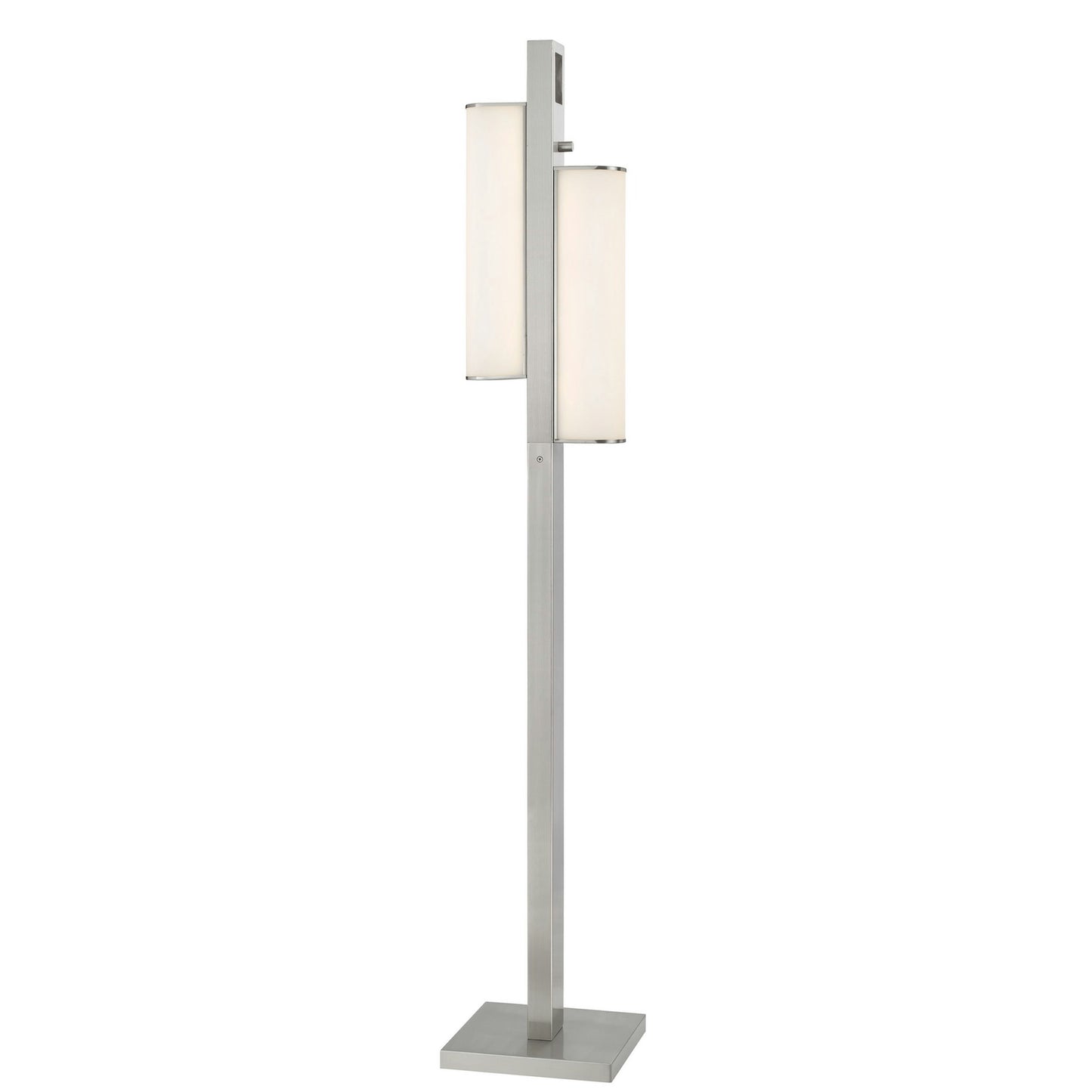 Brushed steel Metal Zamora - Floor lamp